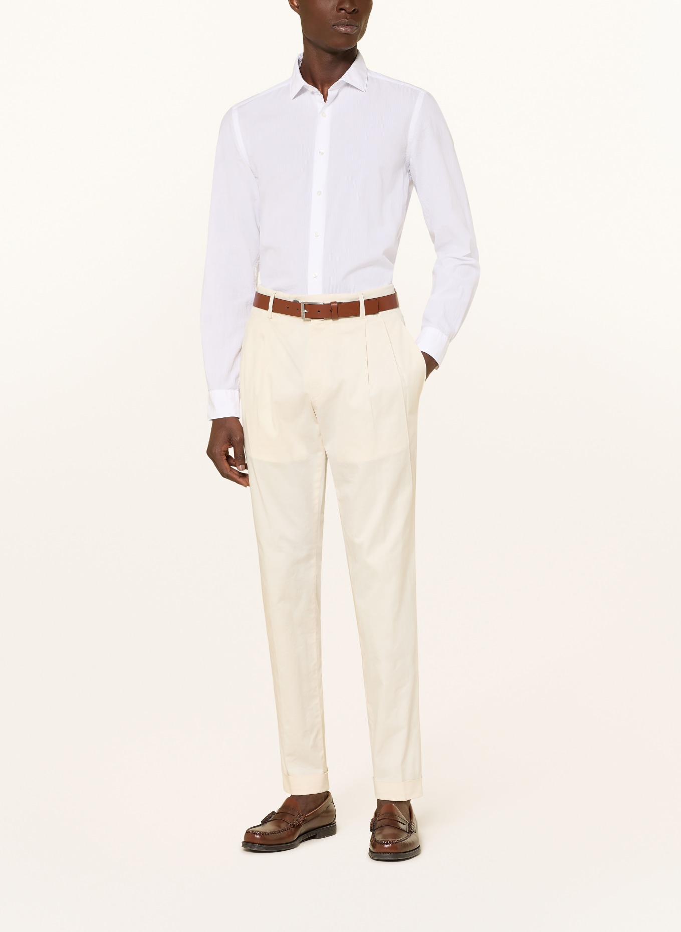 OLYMP Hemd Level Five body fit: WEISS