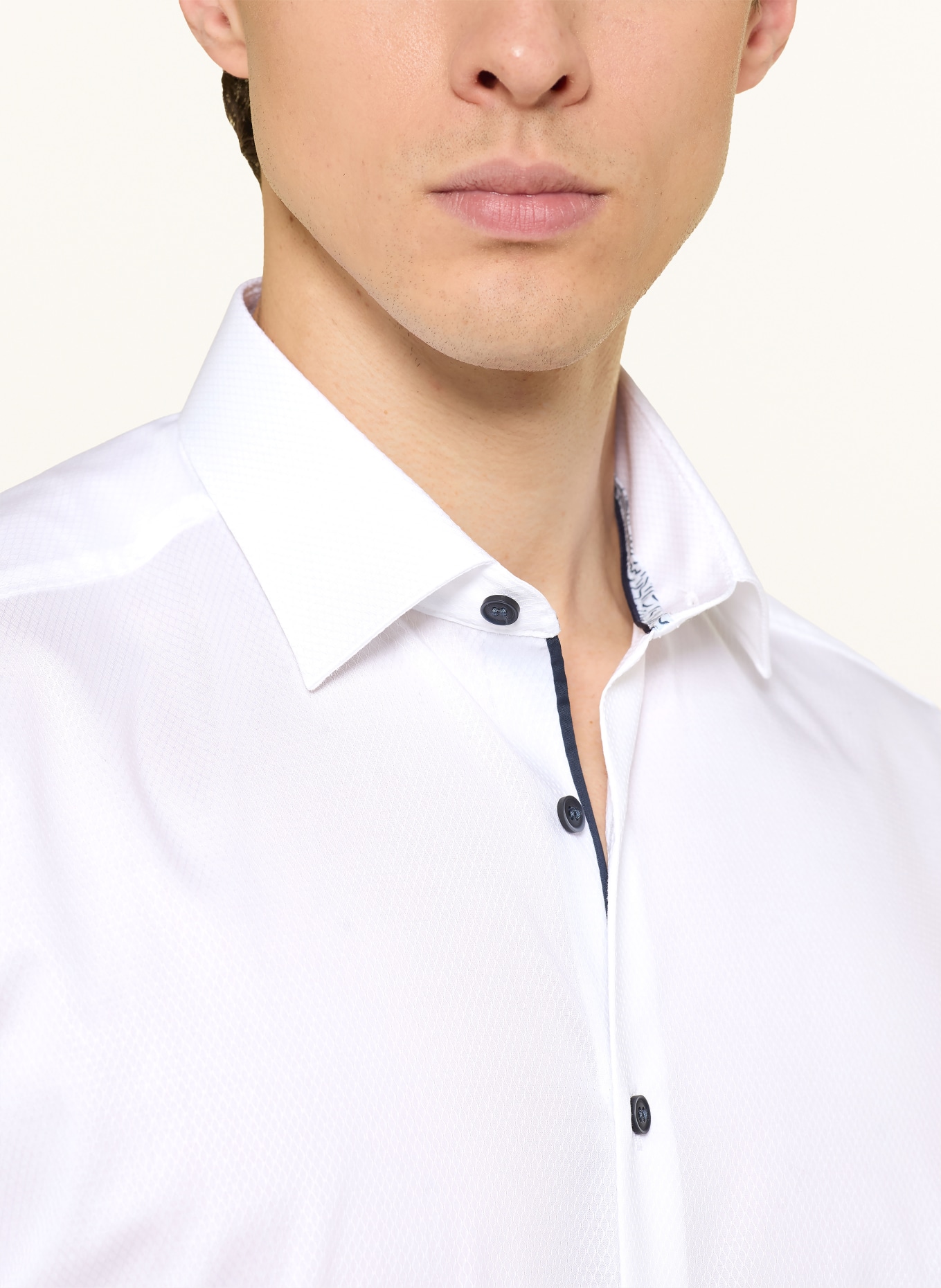 OLYMP Halbarm-Hemd Level Five body fit: WEISS