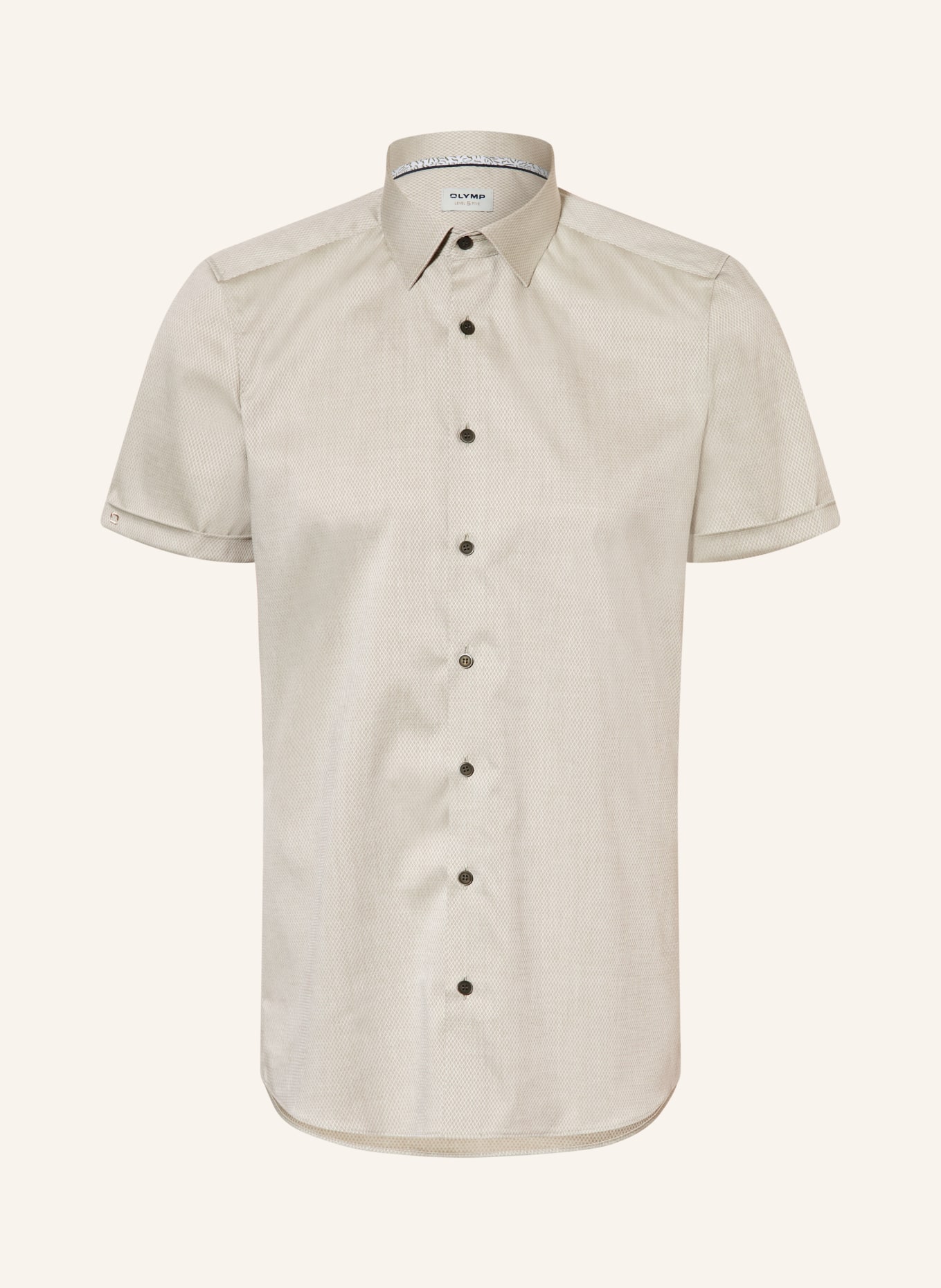 OLYMP Halbarm-Hemd Level Five body fit: HELLGRÜN