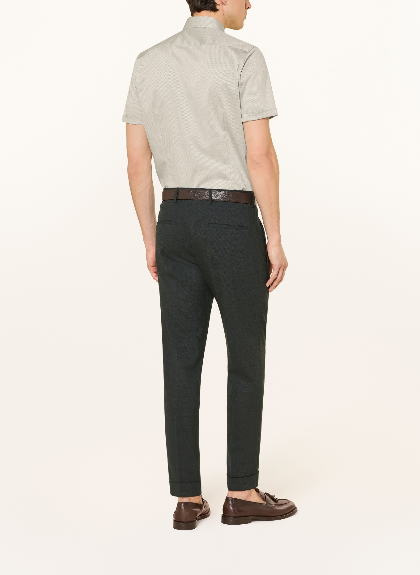 OLYMP Halbarm-Hemd Level Five body fit: HELLGRÜN