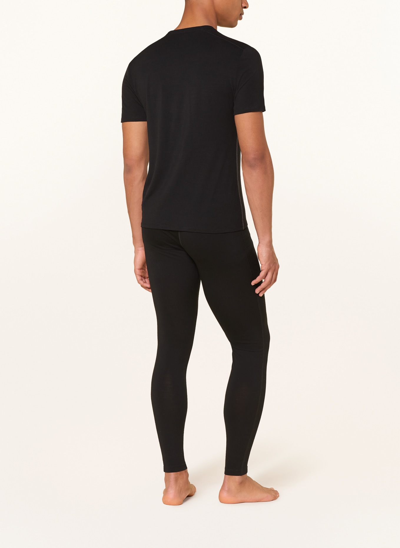 icebreaker Pantalon fonctionnel 200 OASIS en laine mérinos: NOIR