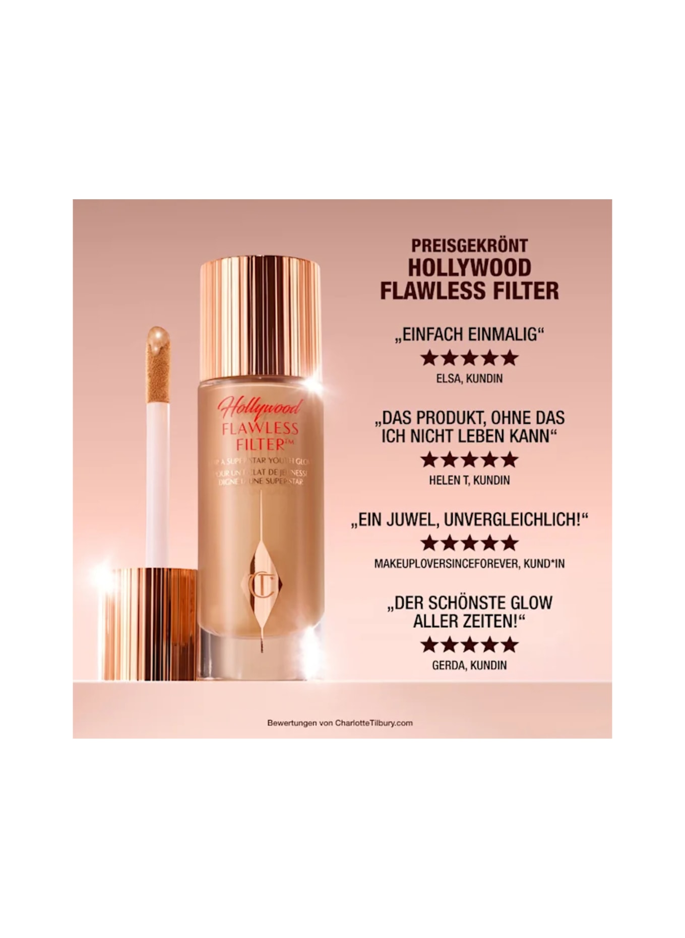 Charlotte Tilbury FILTRE HOLLYWOOD FLAWLESS: 6,5 TAN/DARK
