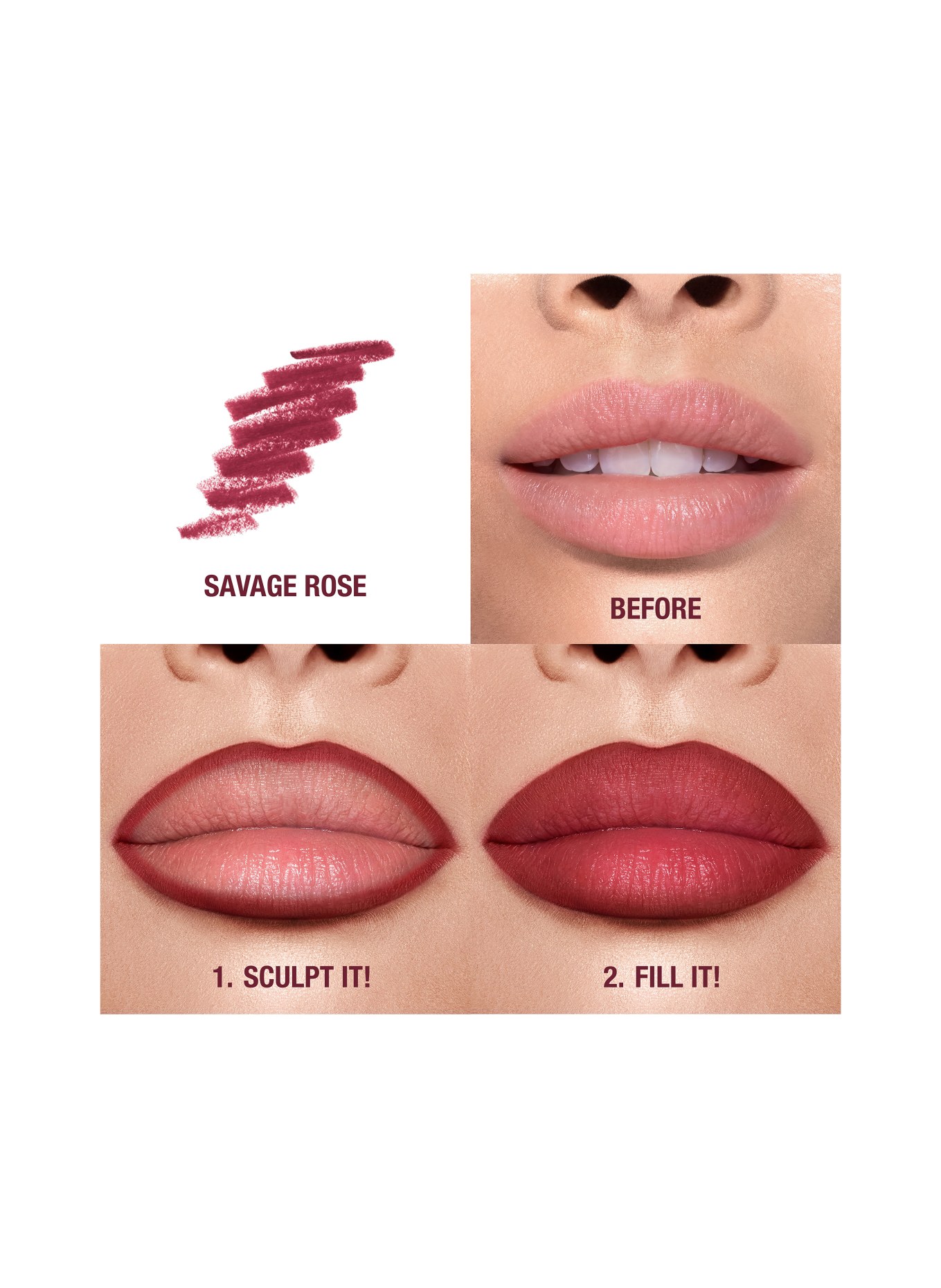 Charlotte Tilbury LIP CHEAT: SAVAGE ROSE