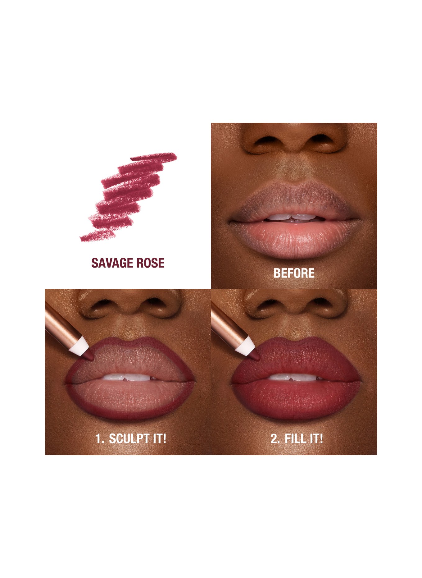 Charlotte Tilbury LIP CHEAT: SAVAGE ROSE