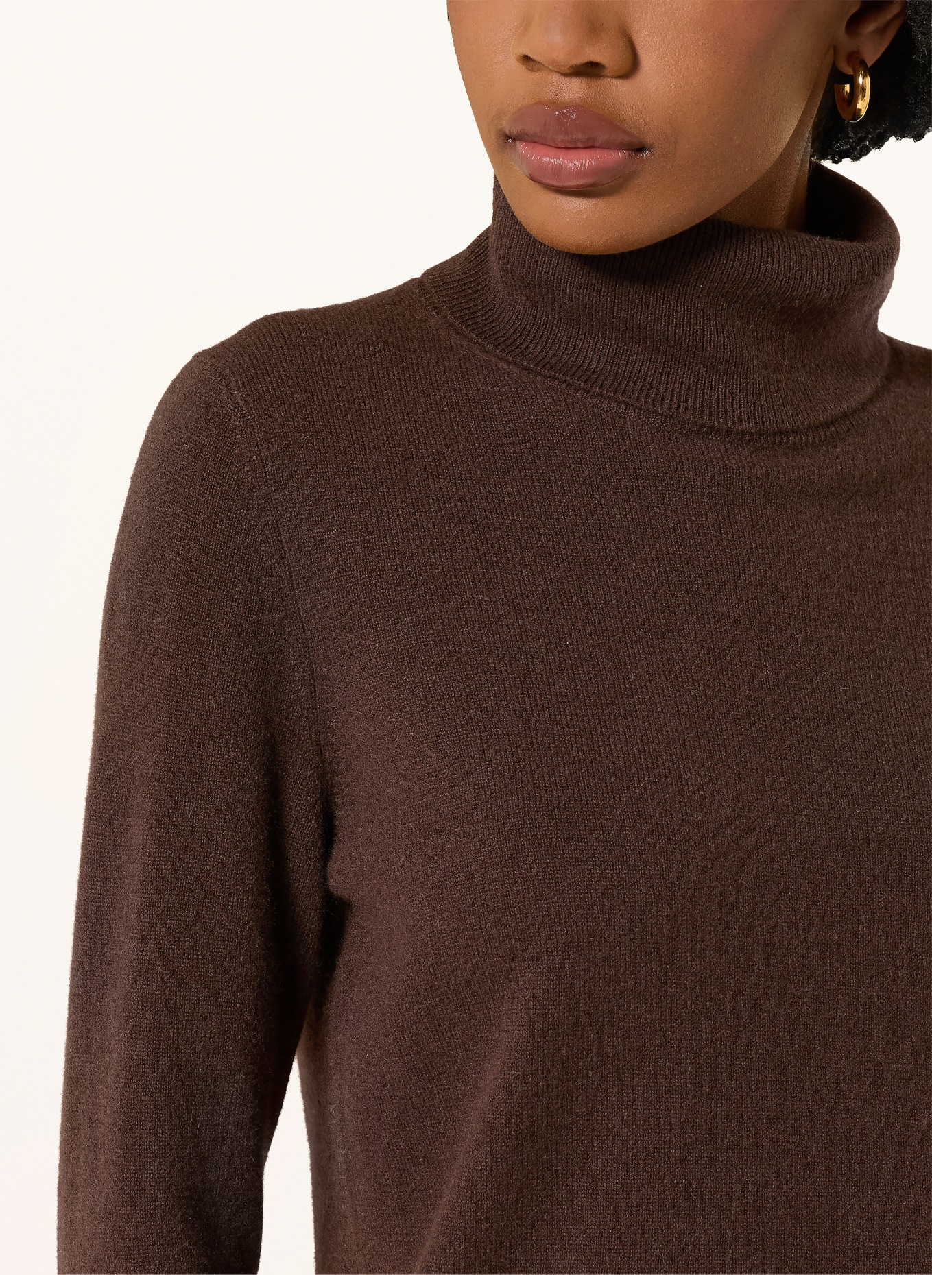 lilienfels Rollkragenpullover aus Cashmere: BRAUN