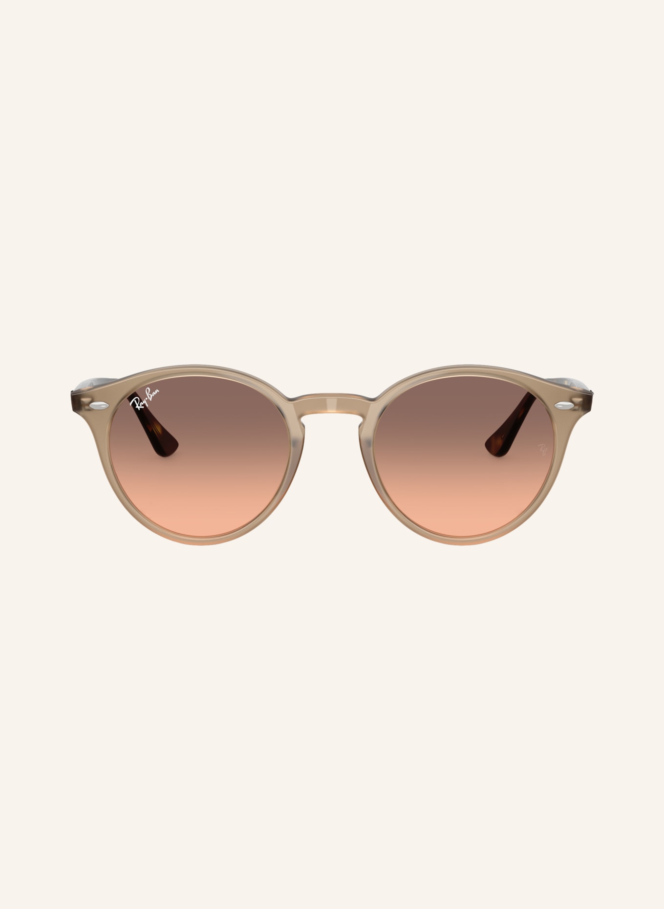 Ray-Ban Zonnebril RB2180: LICHTBRUIN/BRUIN VERLOOP