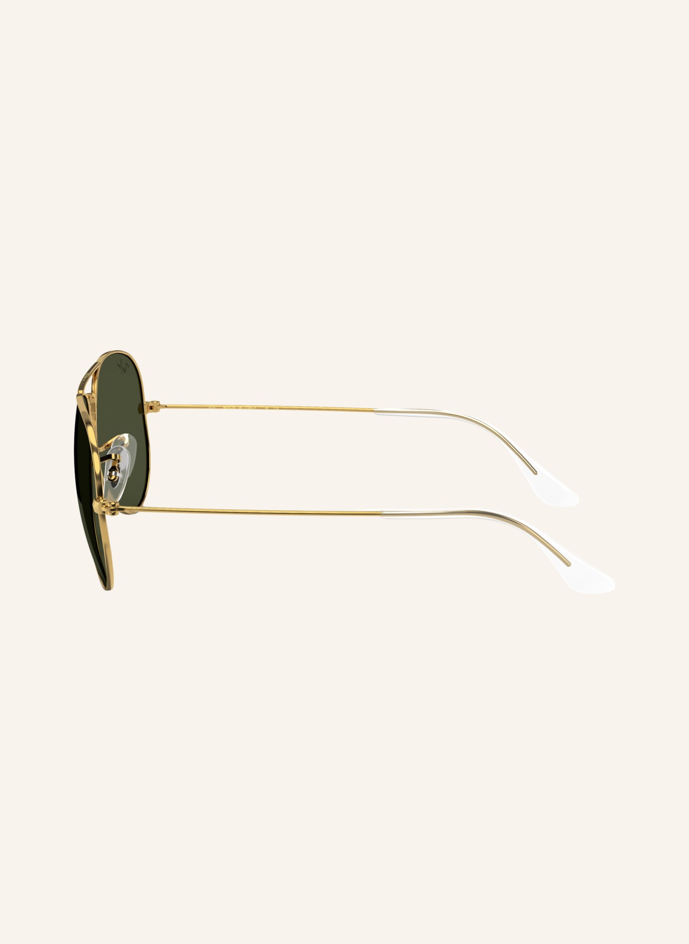 Ray-Ban Sonnenbrille RB3025 AVIATOR: GOLD/ GRÜN
