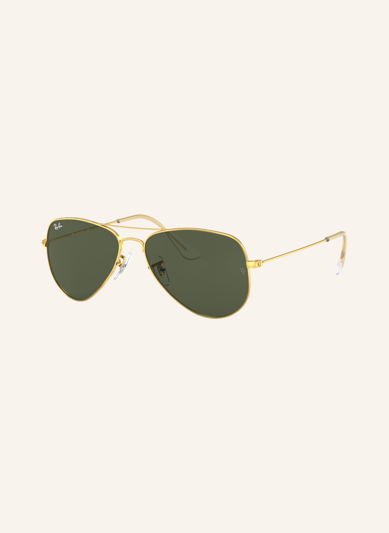Ray-Ban Sonnenbrille RB3025 AVIATOR: GOLD/ GRÜN