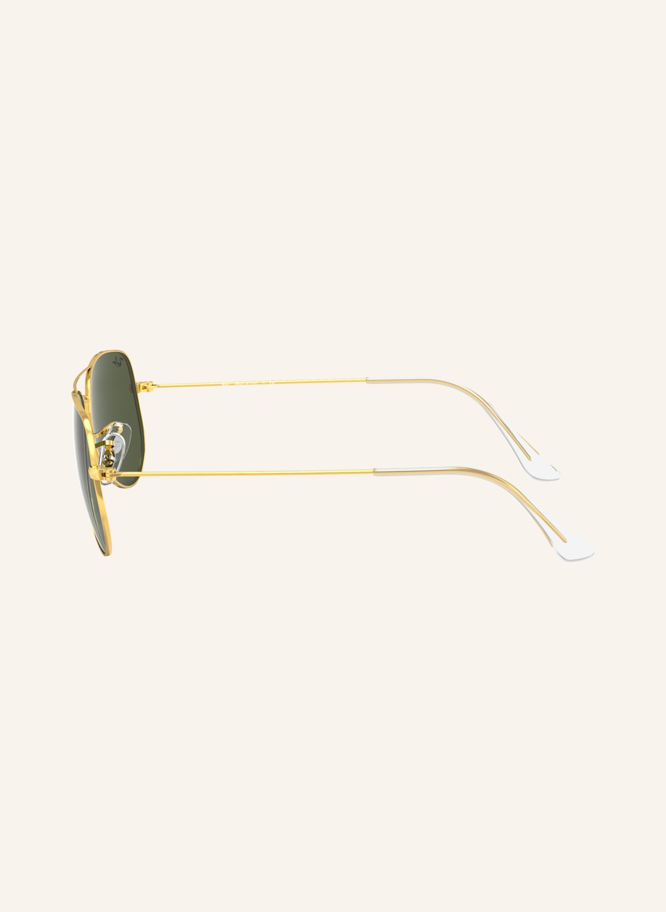 Ray-Ban Sonnenbrille RB3025 AVIATOR: GOLD/ GRÜN