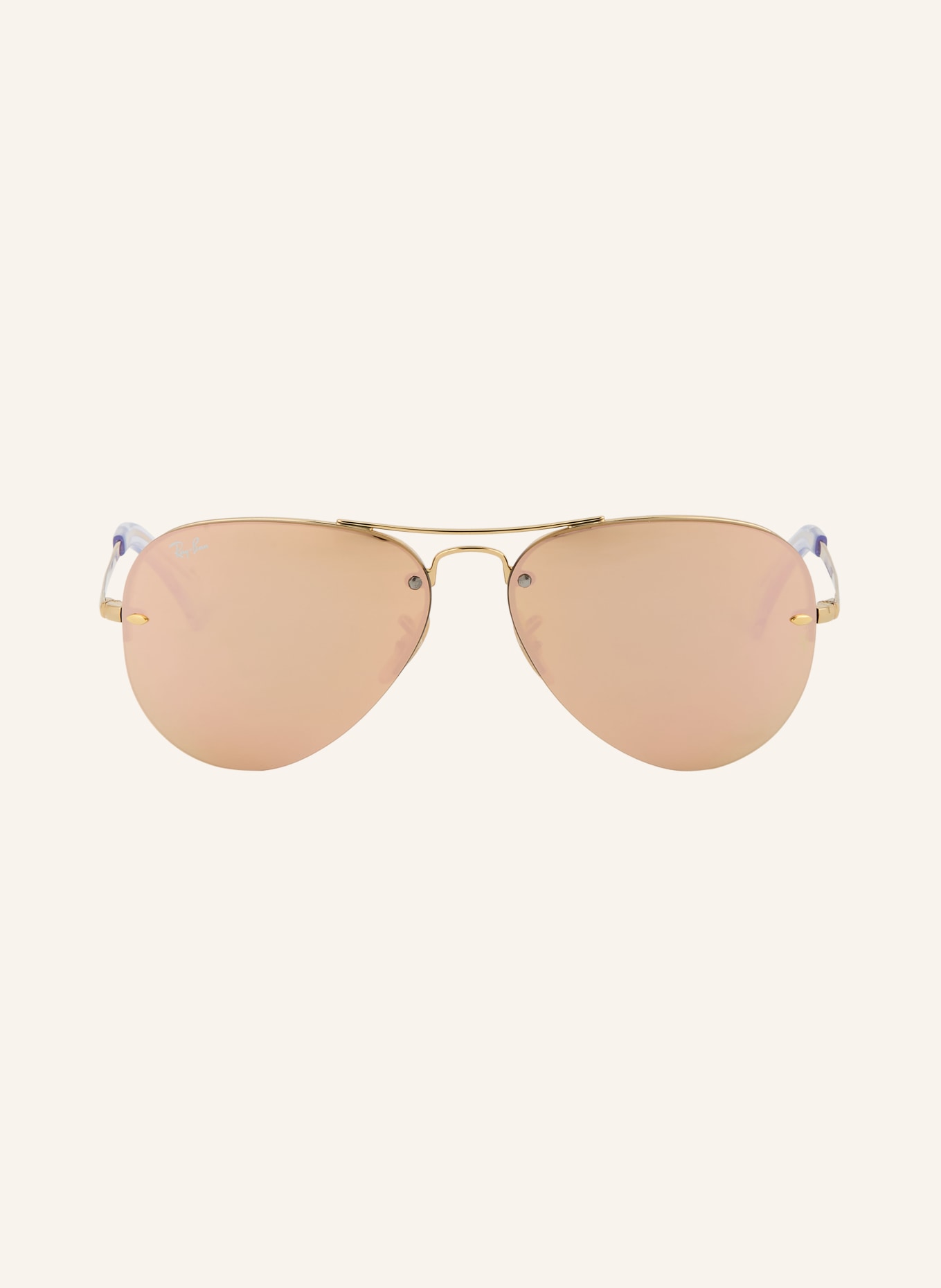 Ray-Ban Sluneční brýle RB3449 AVIATOR: ZLATO/HNĚDÁ ZRKADLOVÁ
