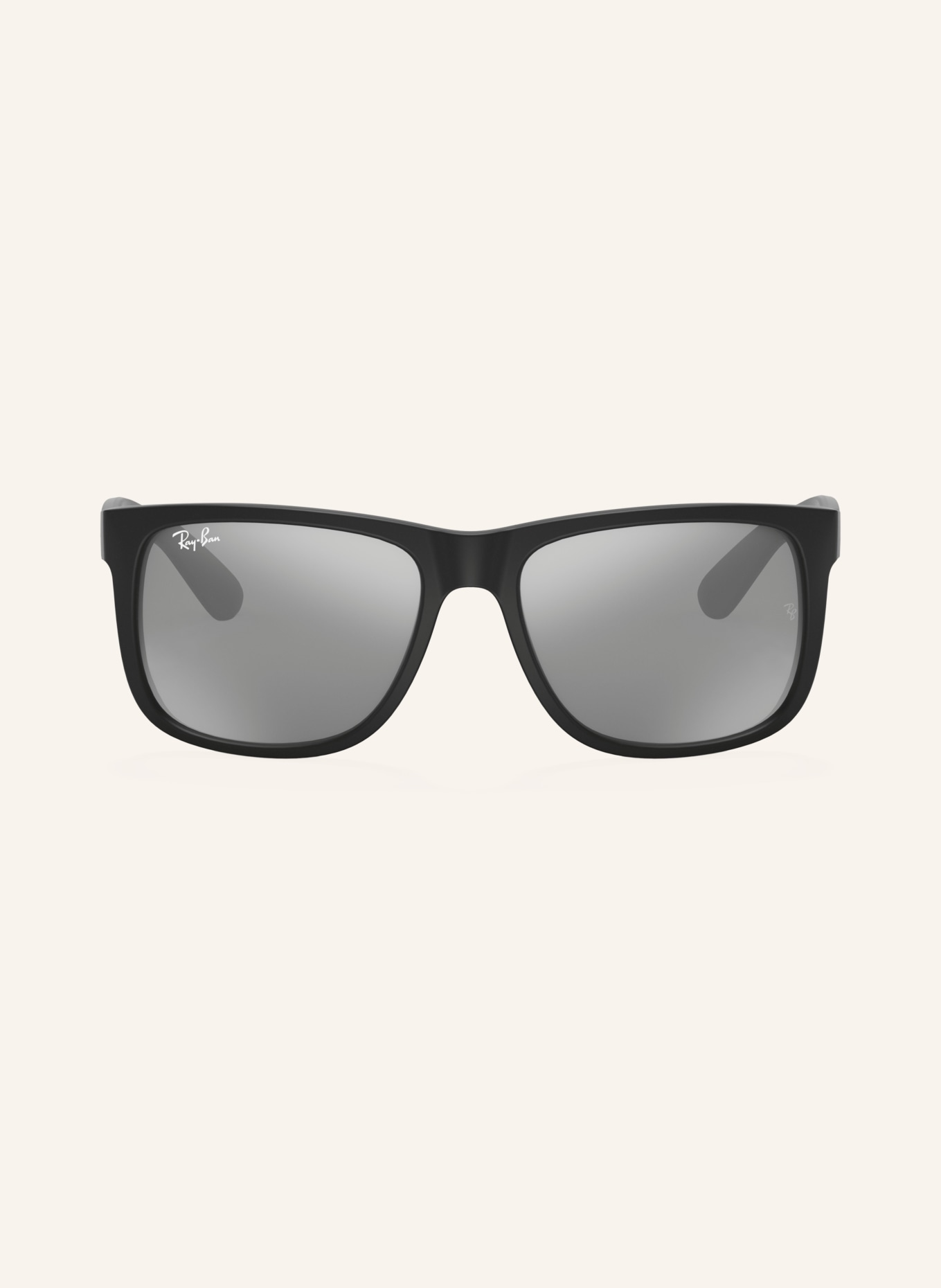 Ray-Ban Sonnenbrille RB4165: MATT SCHWARZ/ GRAU VERSPIEGELT