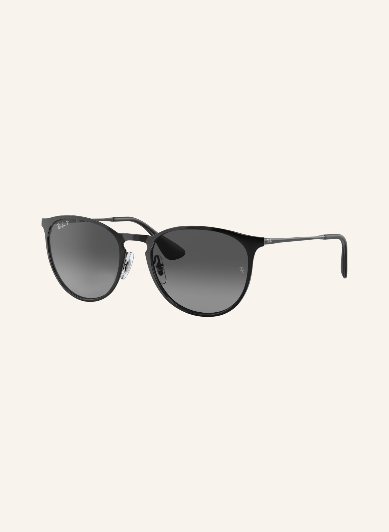 Ray-Ban Sonnenbrille RB3539: SCHWARZ/ GRAU VERLAUF