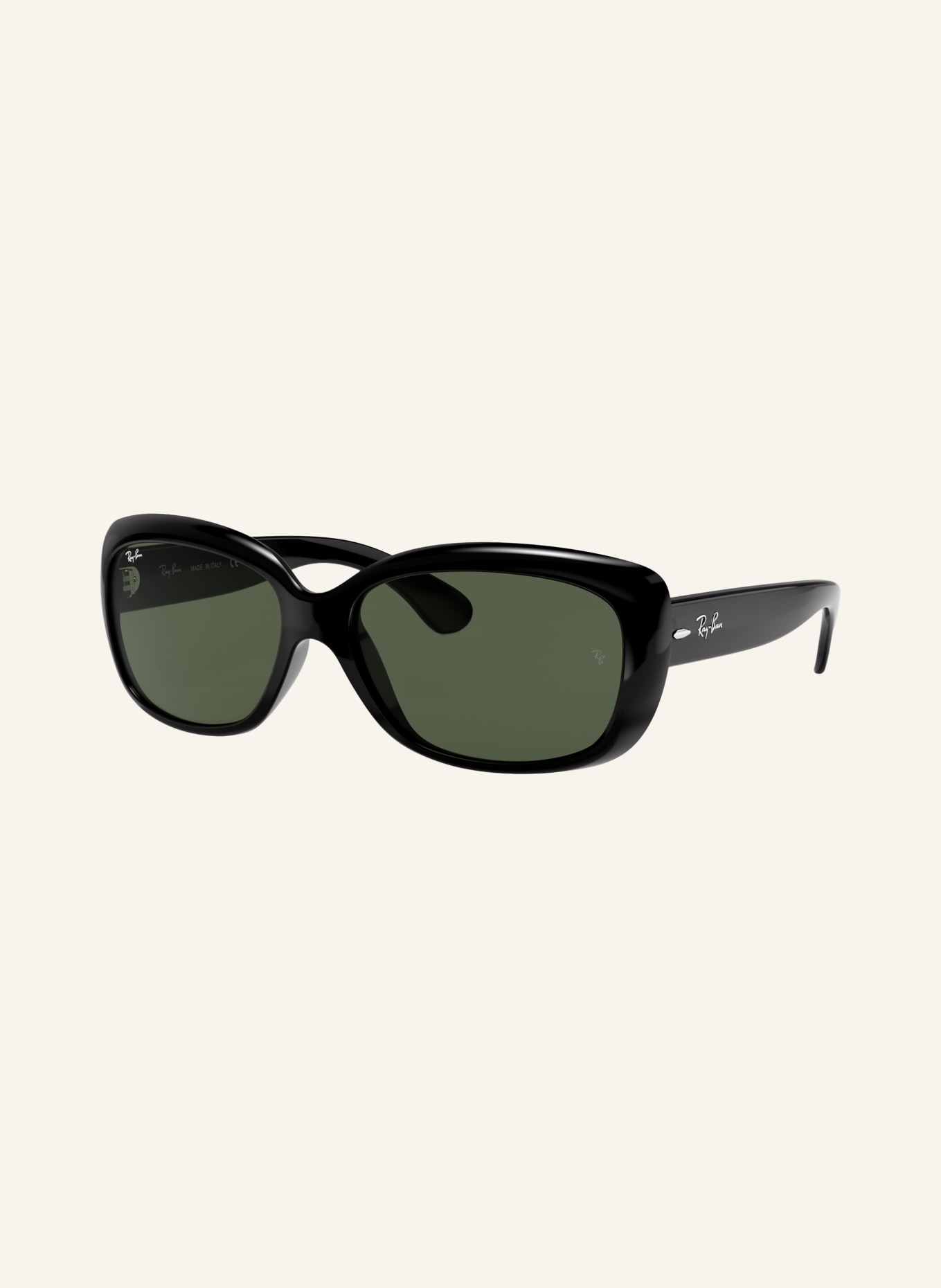 Ray-Ban Sunglasses RB4101 JACKIE OHH: BLACK/DARK GREEN