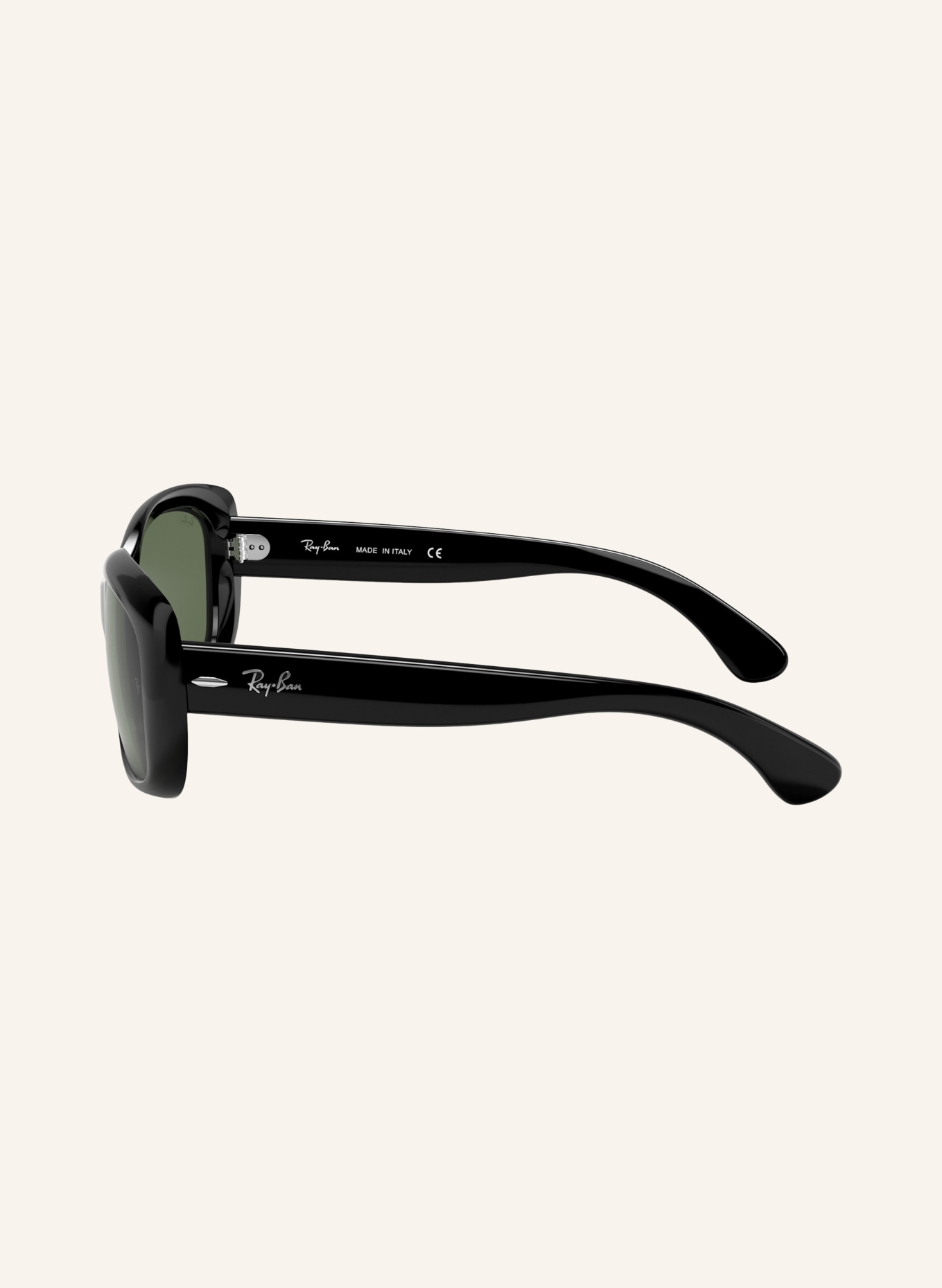 Ray-Ban Sunglasses RB4101 JACKIE OHH: BLACK/DARK GREEN