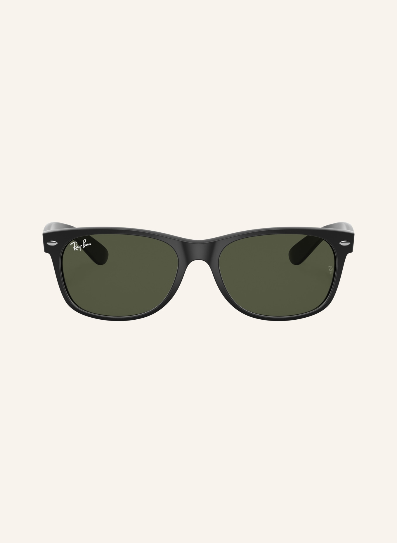 Ray-Ban Sonnenbrille RB2132 NEW WAYFARER: SCHWARZ/ GRÜN