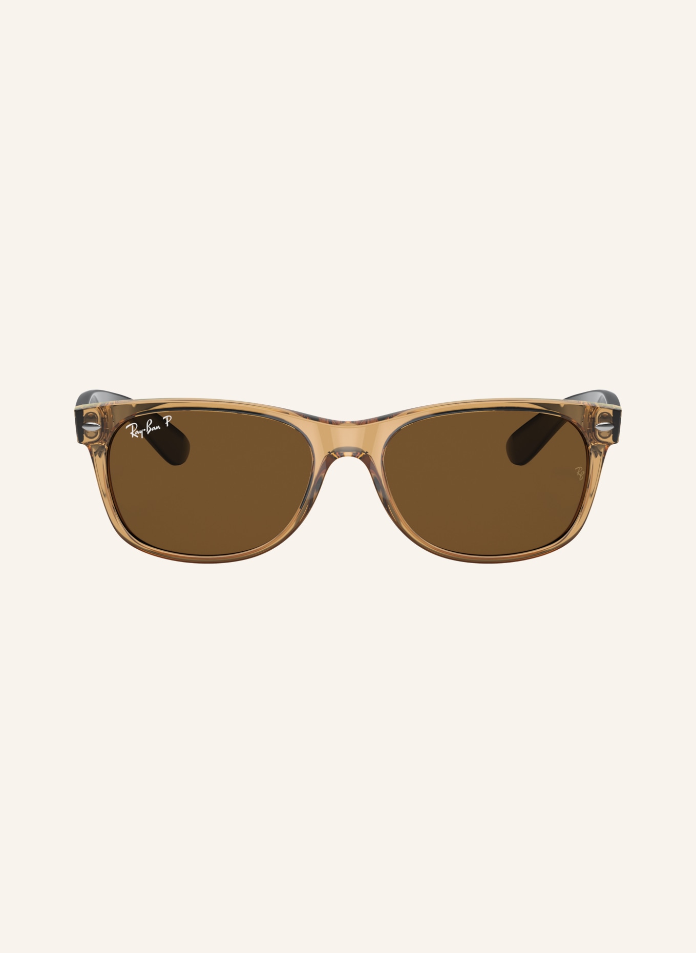 Ray-Ban Sonnenbrille RB2132 NEW WAYFARER: CAMEL/ BRAUN POLARISIERT