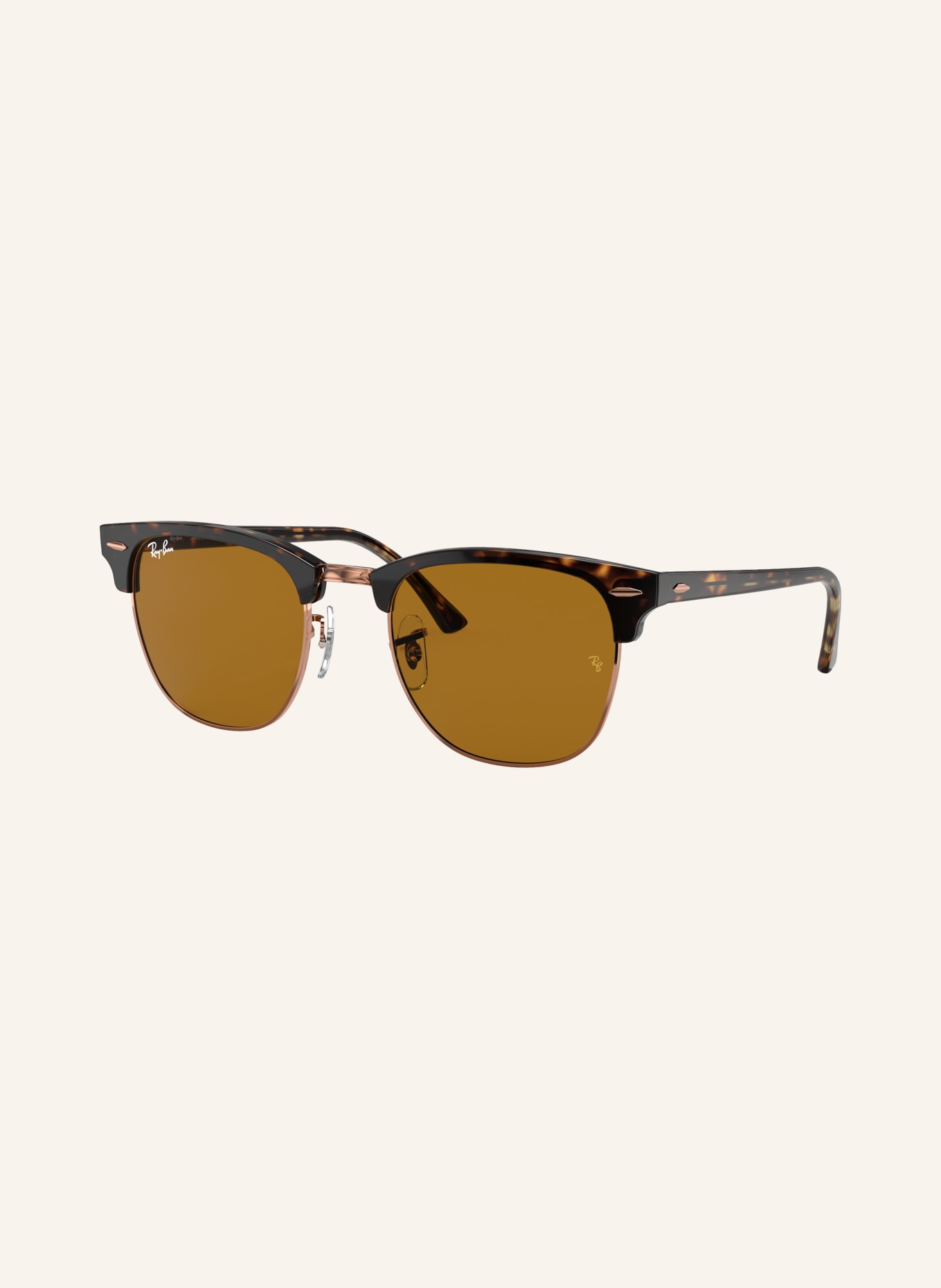 Ray-Ban Sunglasses RB3016 CLUBMASTER: HAVANA/ BROWN