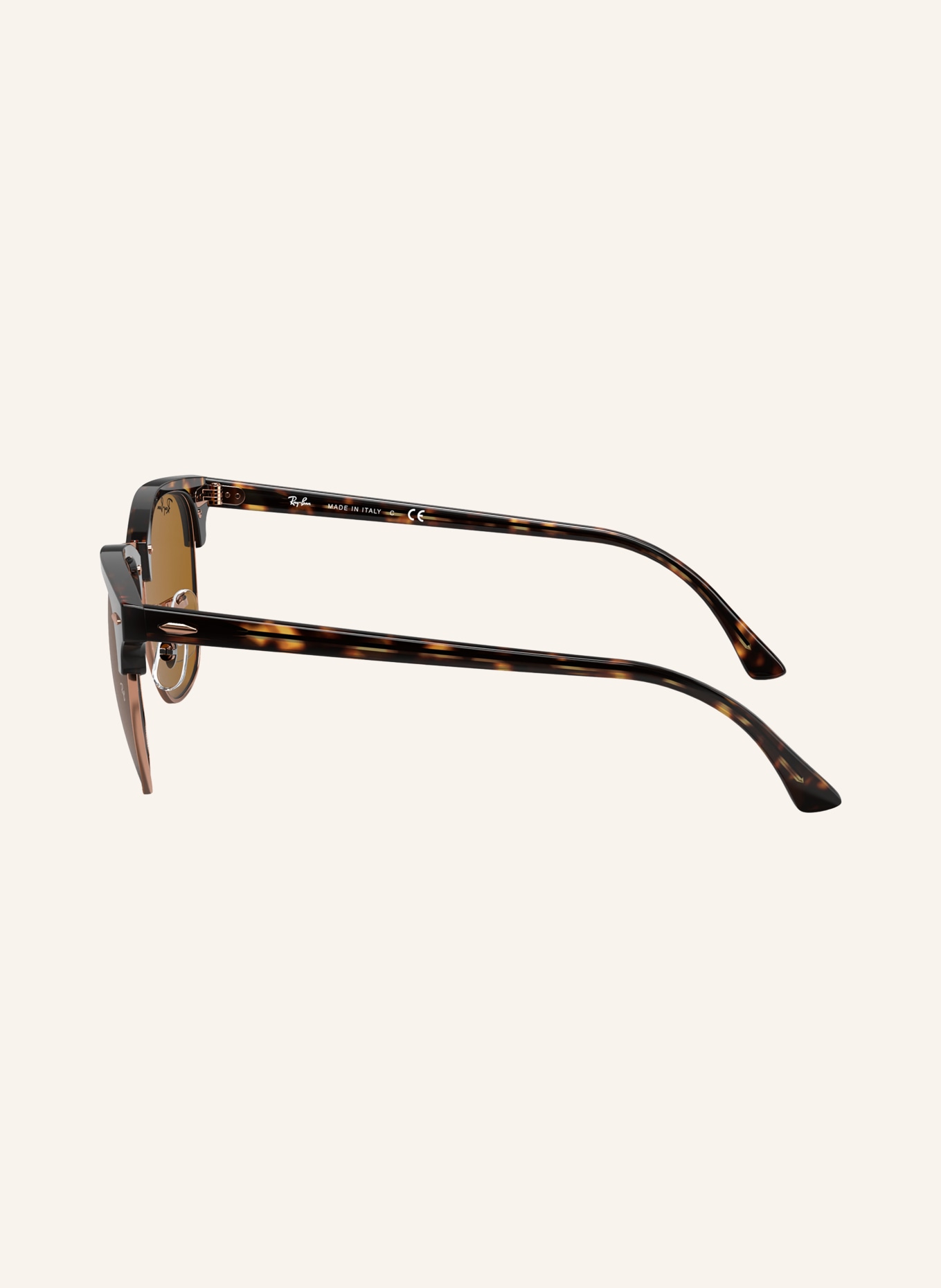 Ray-Ban Sunglasses RB3016 CLUBMASTER: HAVANA/ BROWN