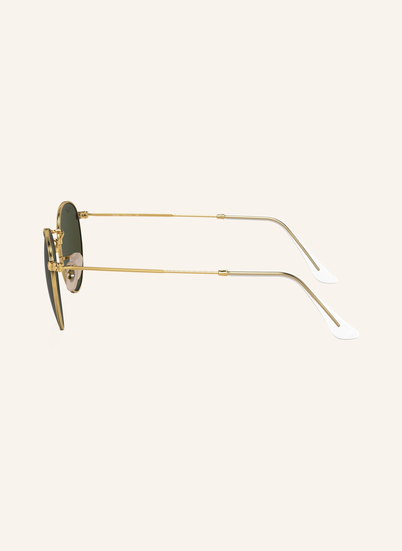 Ray-Ban Sonnenbrille RB3447 ROUND: GOLD/ GRÜN