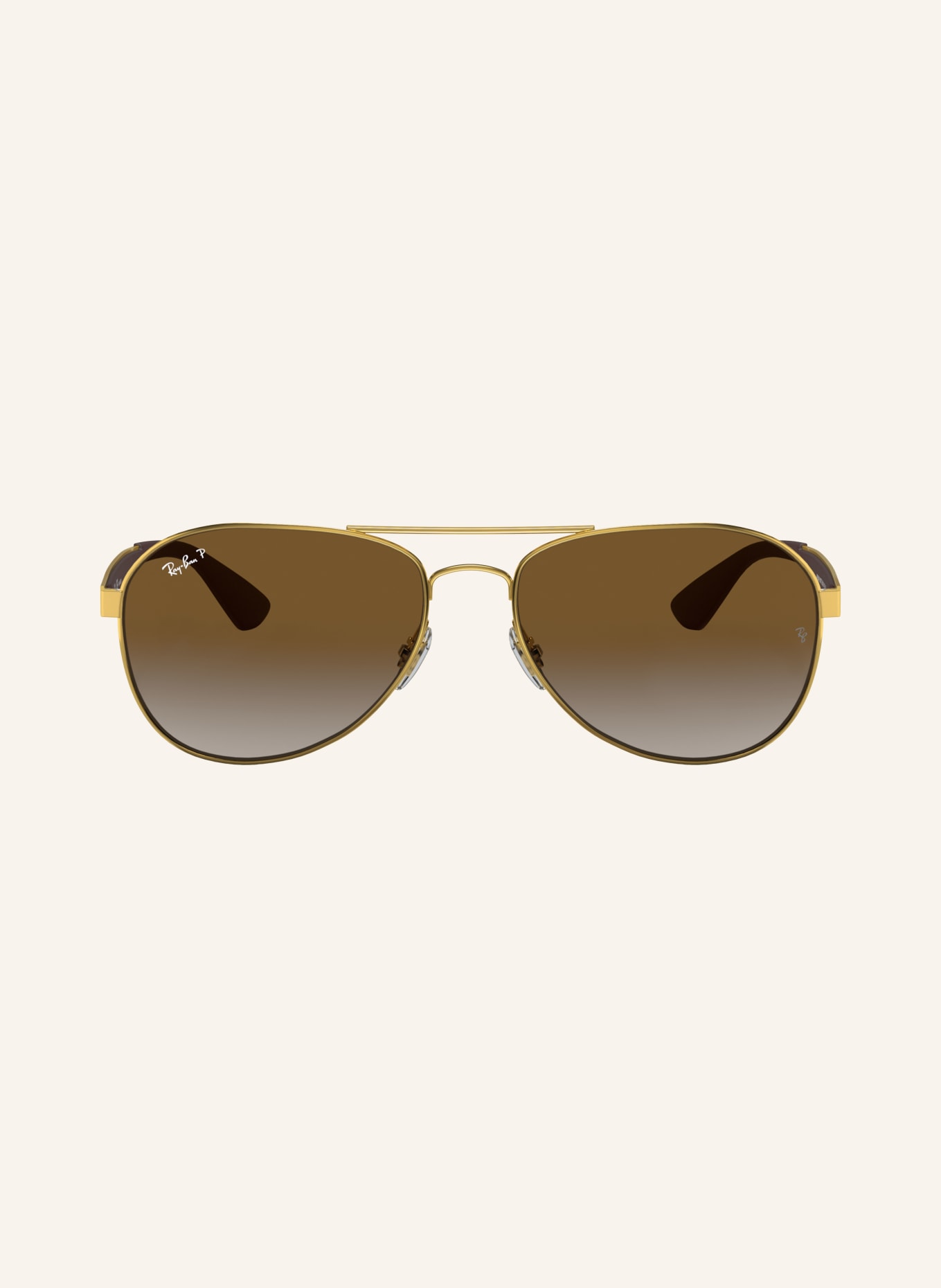 Ray-Ban Sunglasses RB3549: GOLD/BROWN POLARIZED