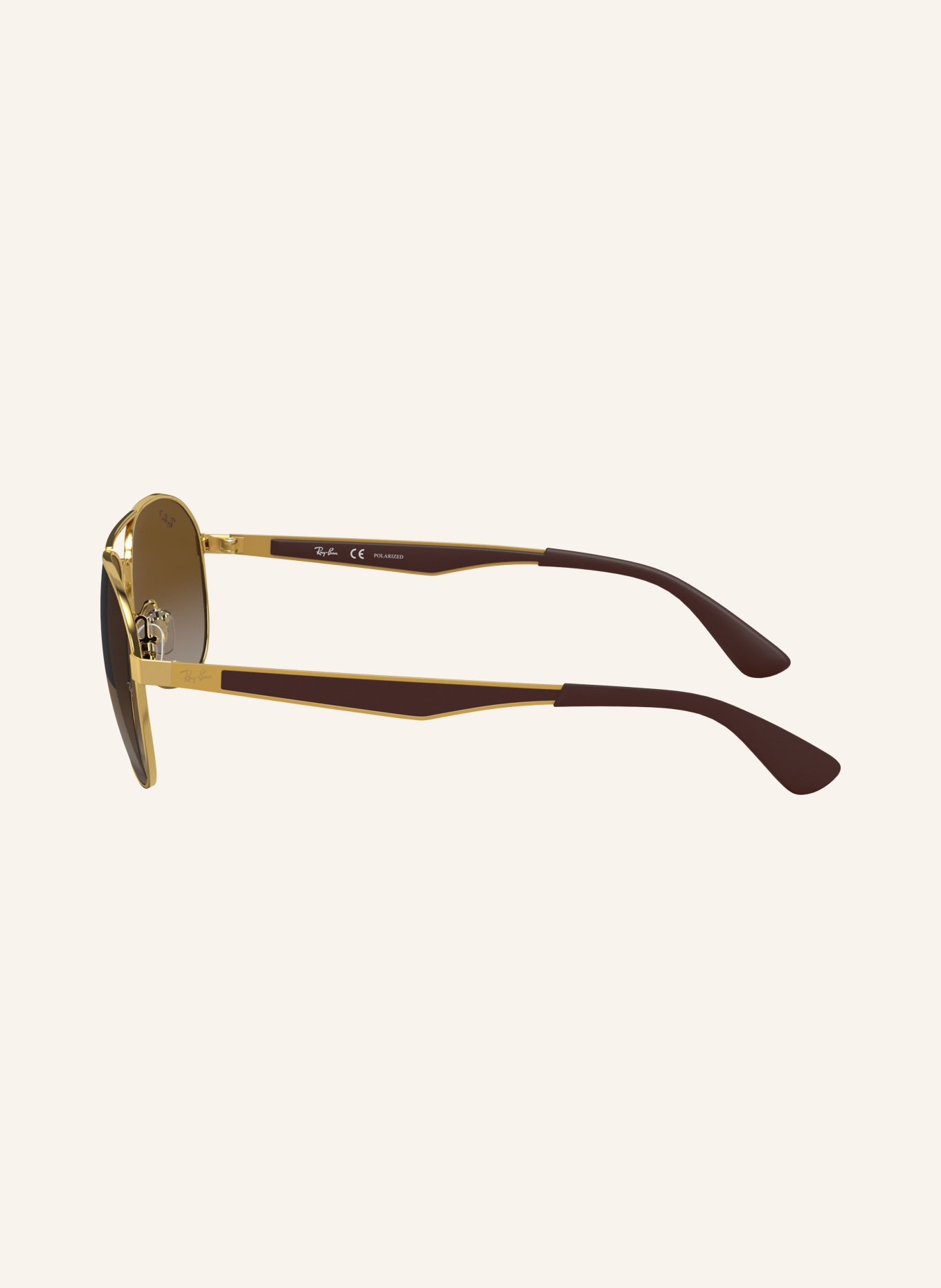 Ray-Ban Sunglasses RB3549: GOLD/BROWN POLARIZED