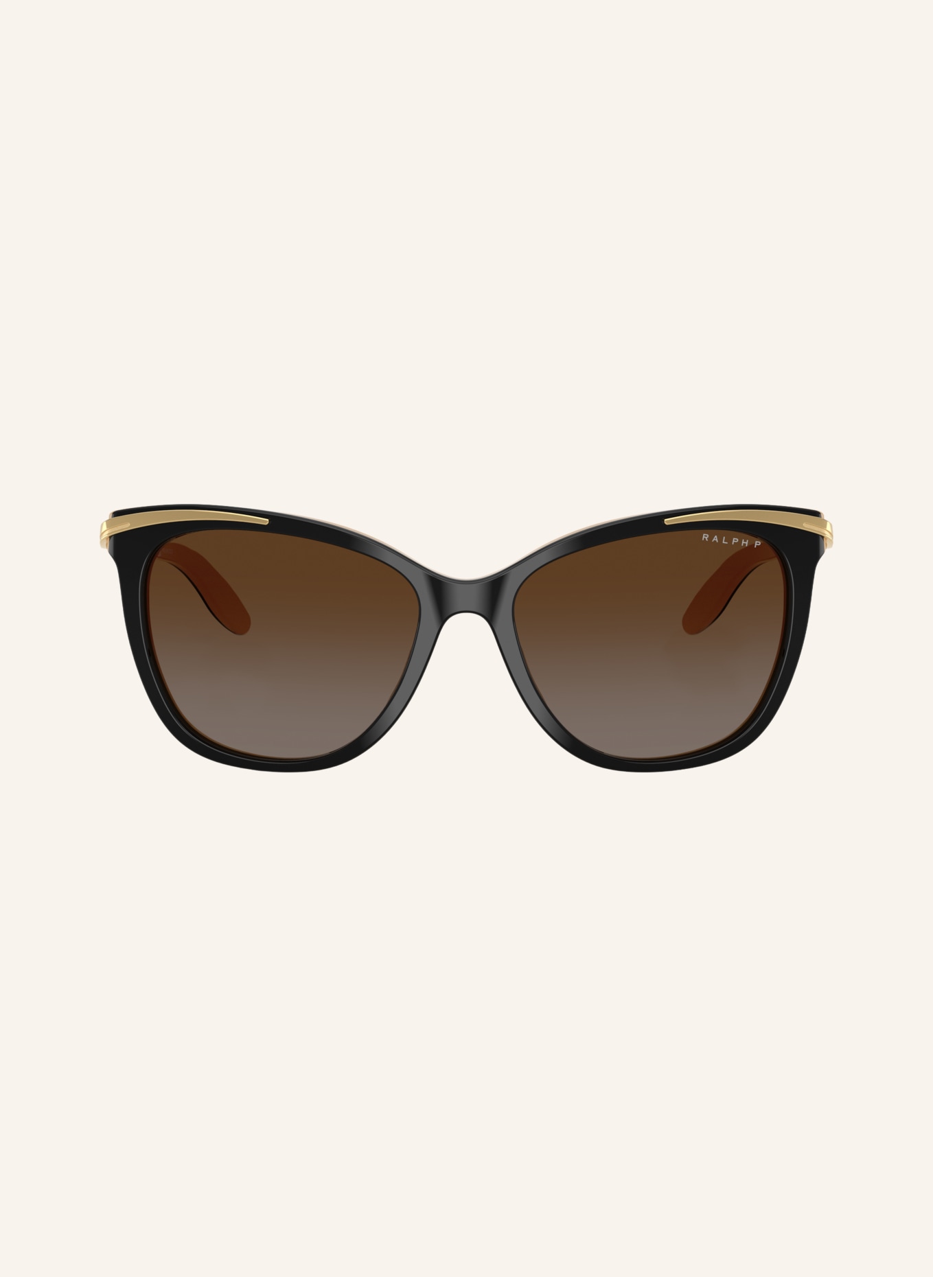 RALPH Sunglasses RA5203: BLACK/BROWN POLARIZED