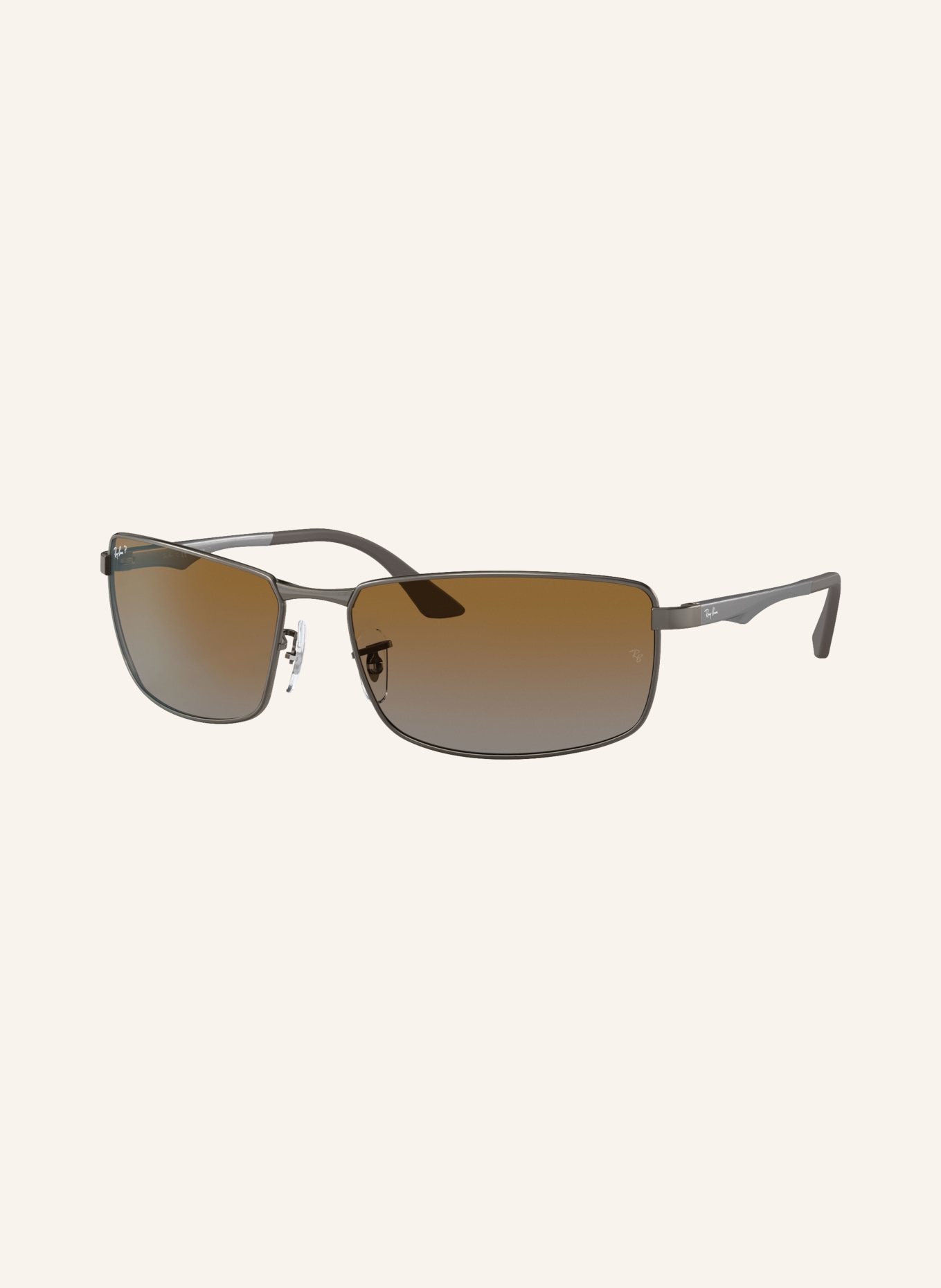 Ray-Ban Sonnenbrille RB3498: GRAU/ BRAUN VERLAUF