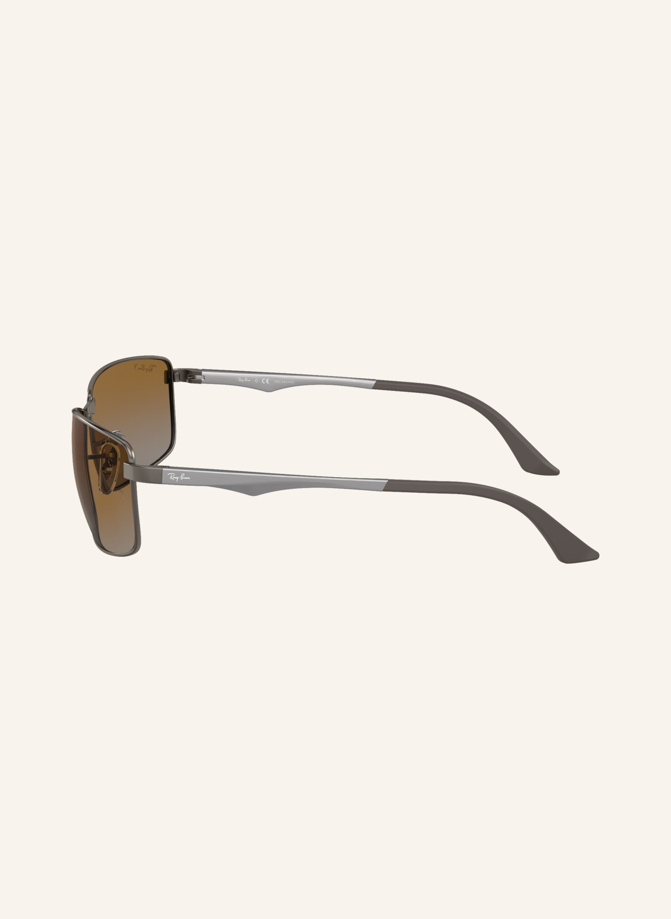 Ray-Ban Sonnenbrille RB3498: GRAU/ BRAUN VERLAUF