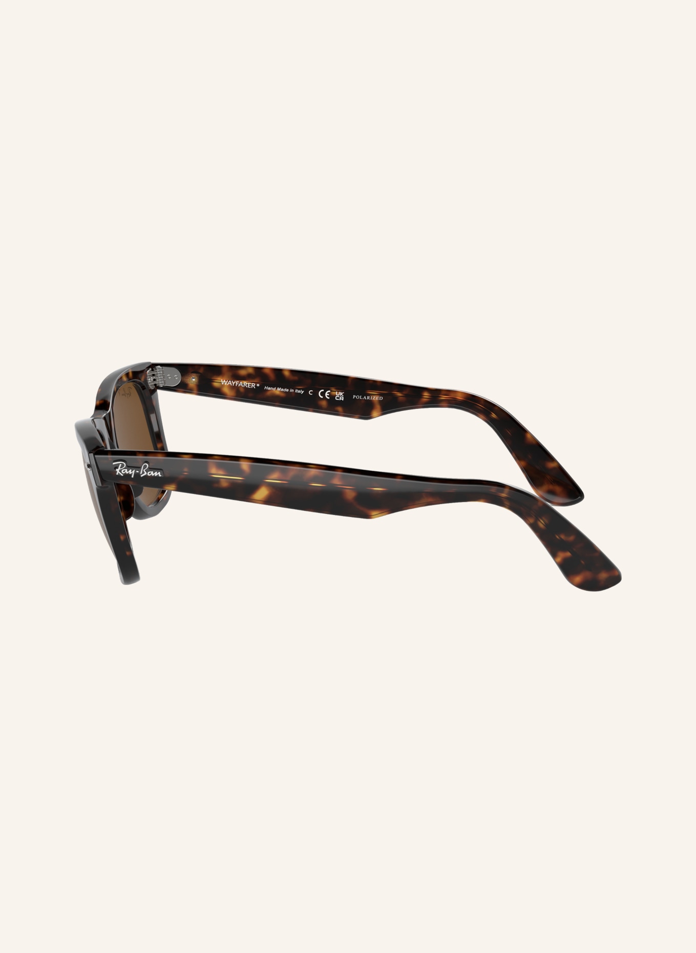 Ray-Ban Sonnenbrille RB2140 WAYFARER: HAVANA/ BRAUN POLARISIERT