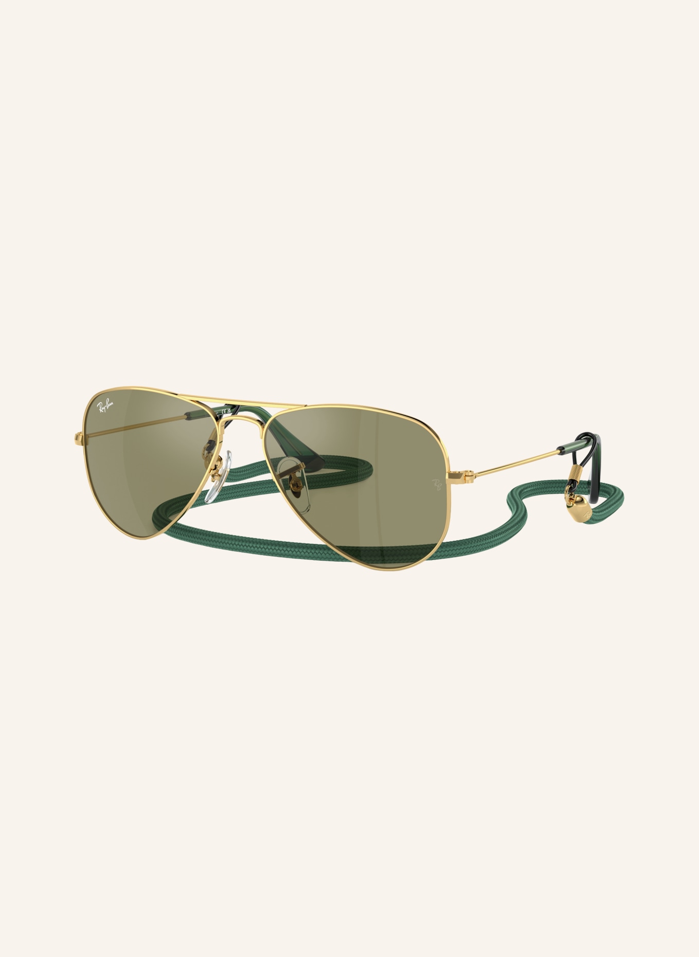 Ray-Ban Okulary przeciwsłoneczne RJ9506S: ZŁOTO/ZIELONE LUSTRZANE