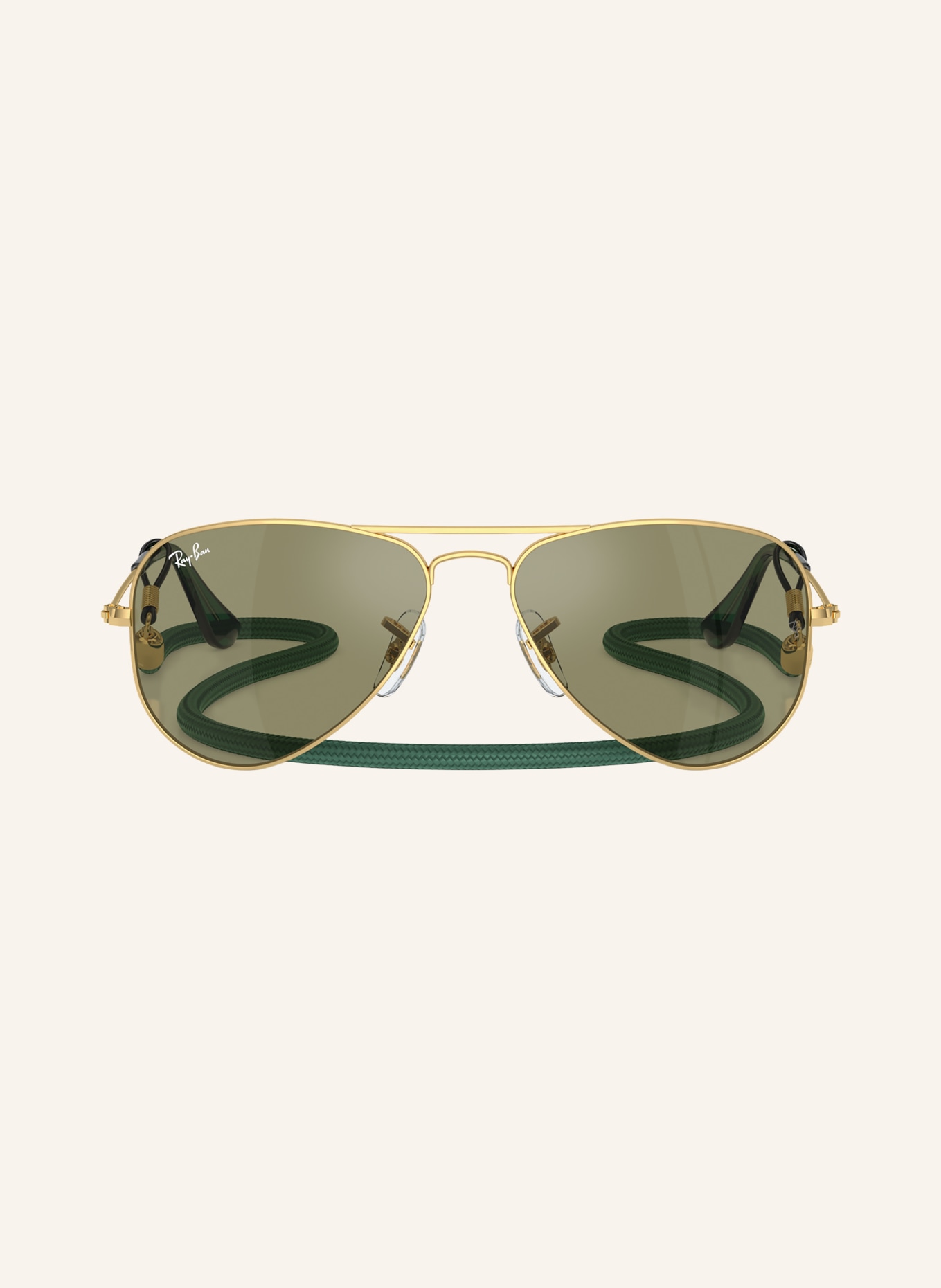 Ray-Ban Okulary przeciwsłoneczne RJ9506S: ZŁOTO/ZIELONE LUSTRZANE