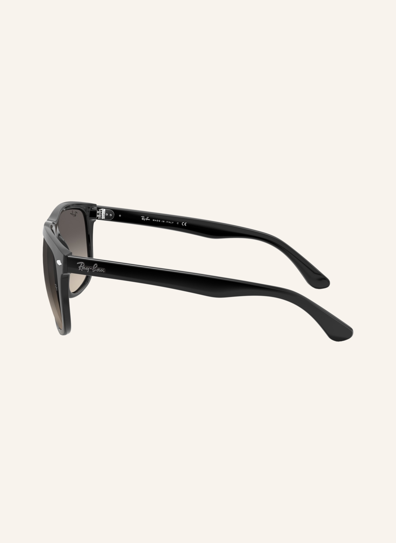 Ray-Ban Sonnenbrille RB4147: SCHWARZ/ DUNKELGRAU VERLAUF