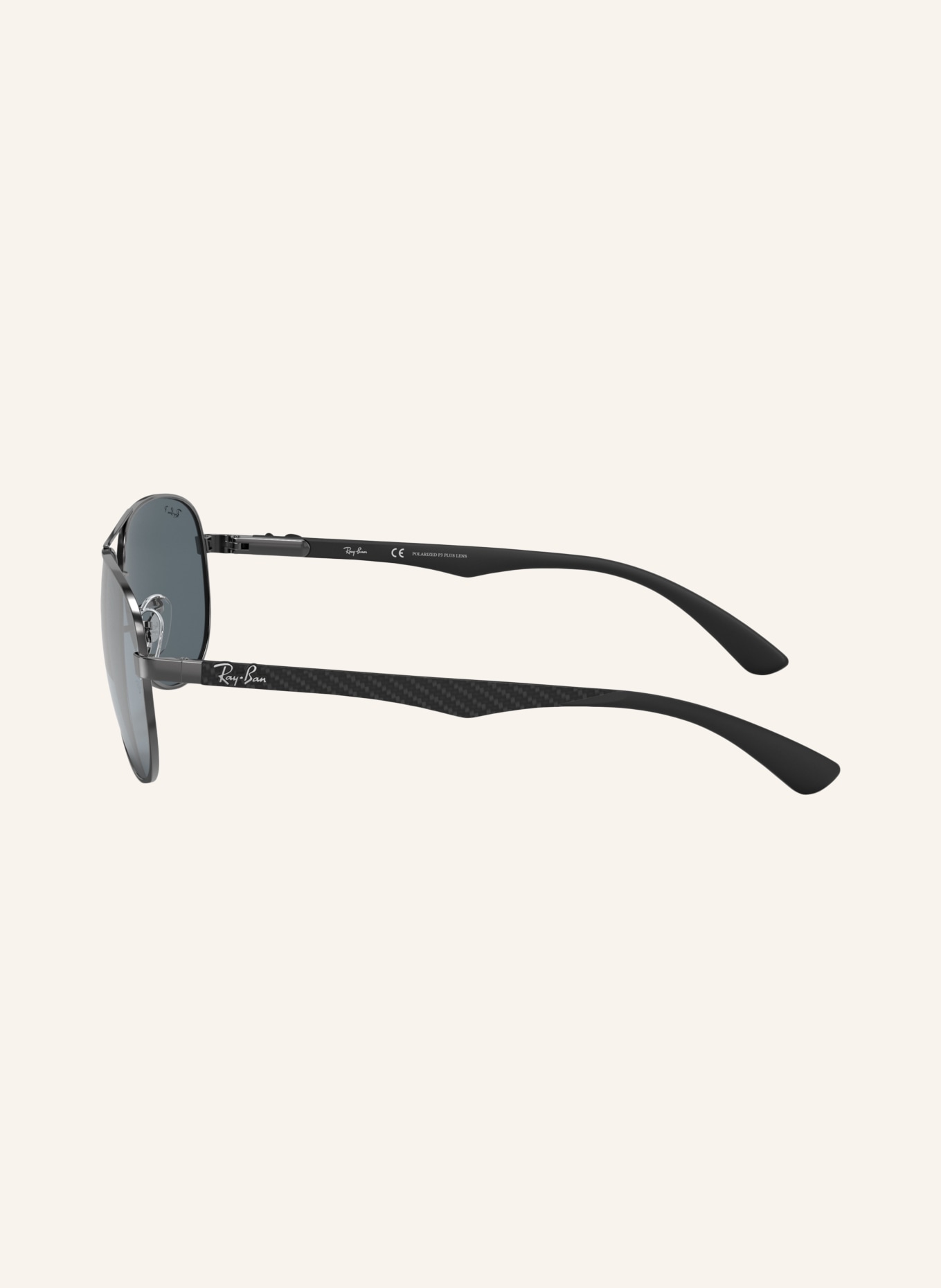 Ray-Ban Sunglasses RB8313: GRAY / MIRRORED GRAY