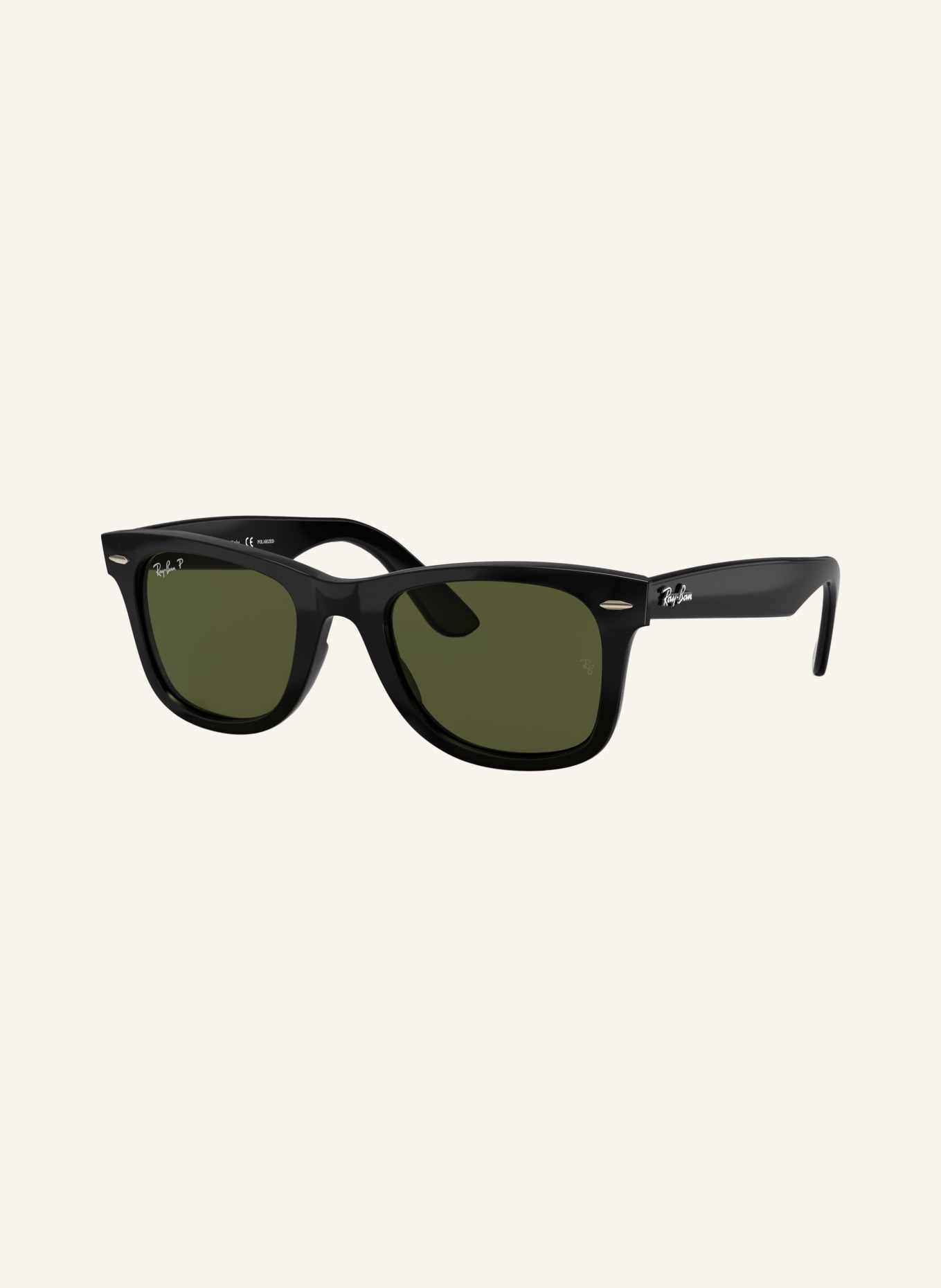 Ray-Ban Zonnebril RB4340: ZWART/ GROEN