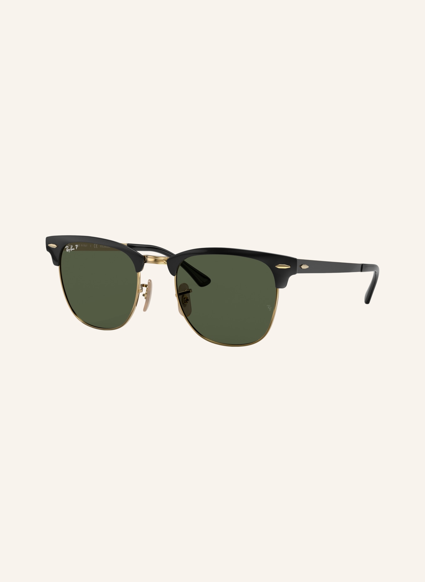 Ray-Ban Sonnenbrille RB3716: SCHWARZ/ GOLD/ GRÜN
