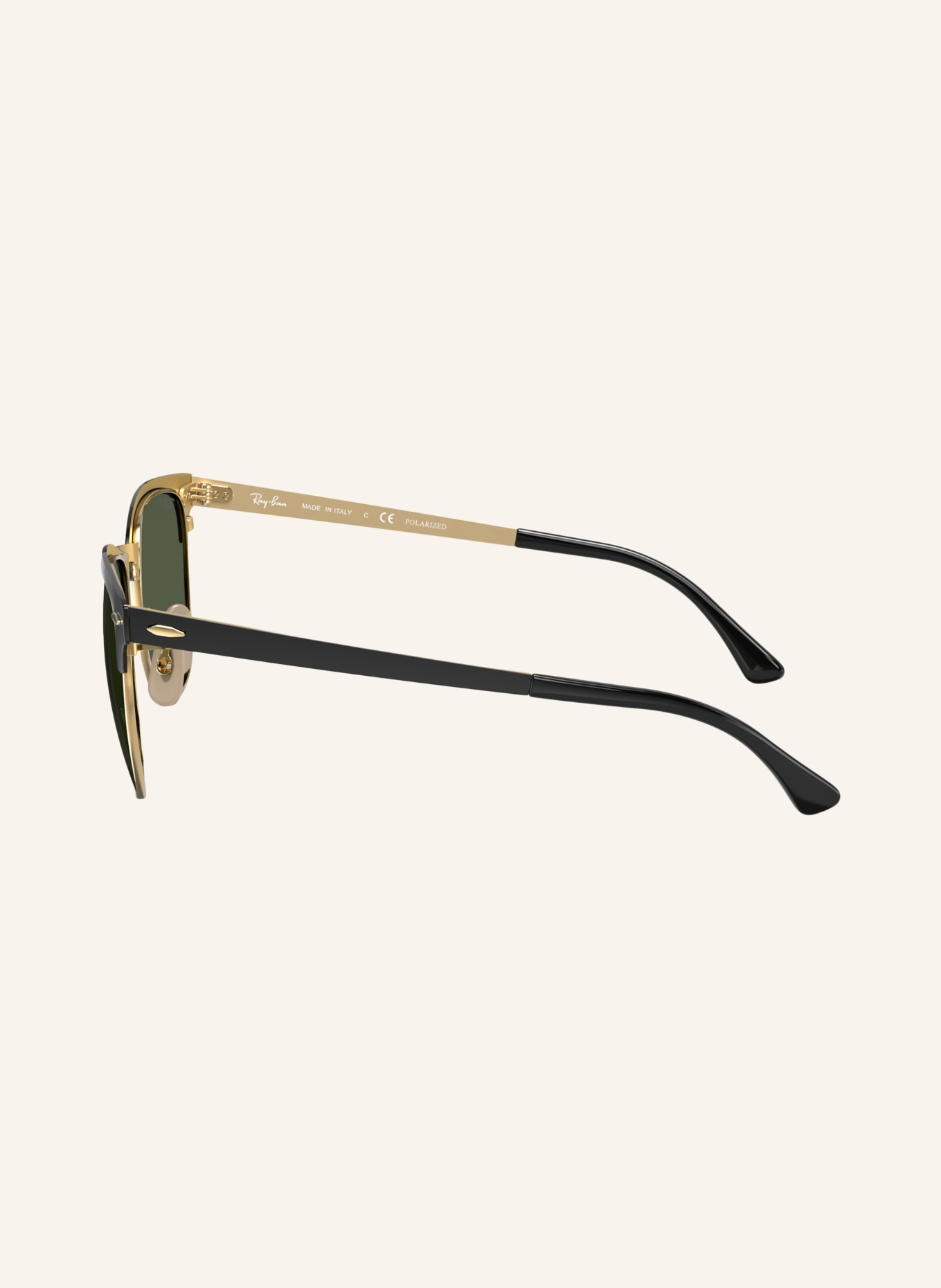 Ray-Ban Sonnenbrille RB3716: SCHWARZ/ GOLD/ GRÜN