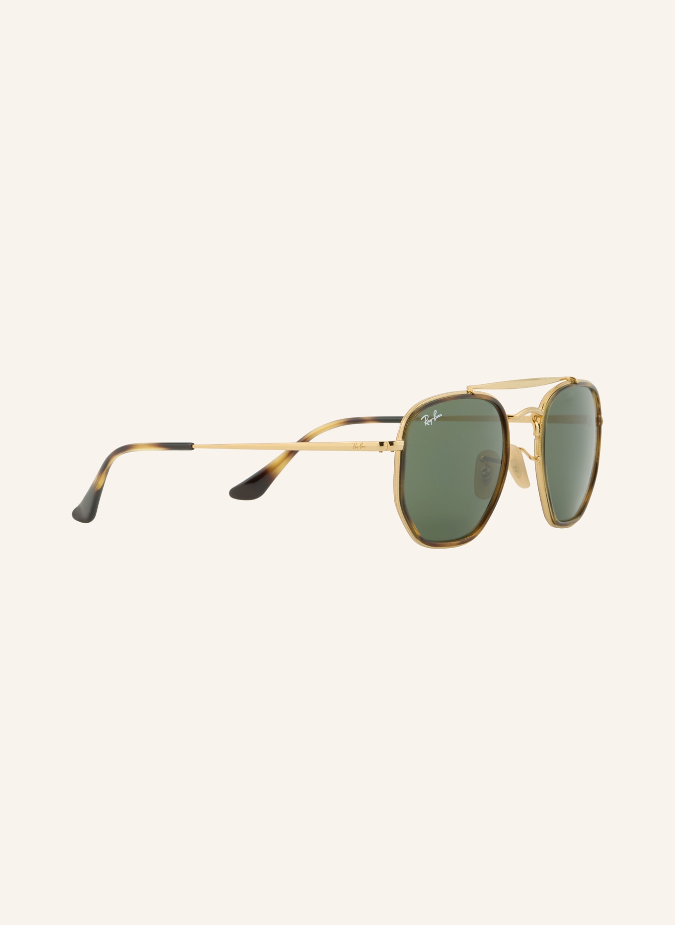 Ray-Ban Sunglasses RB3648M: GOLD/GREEN