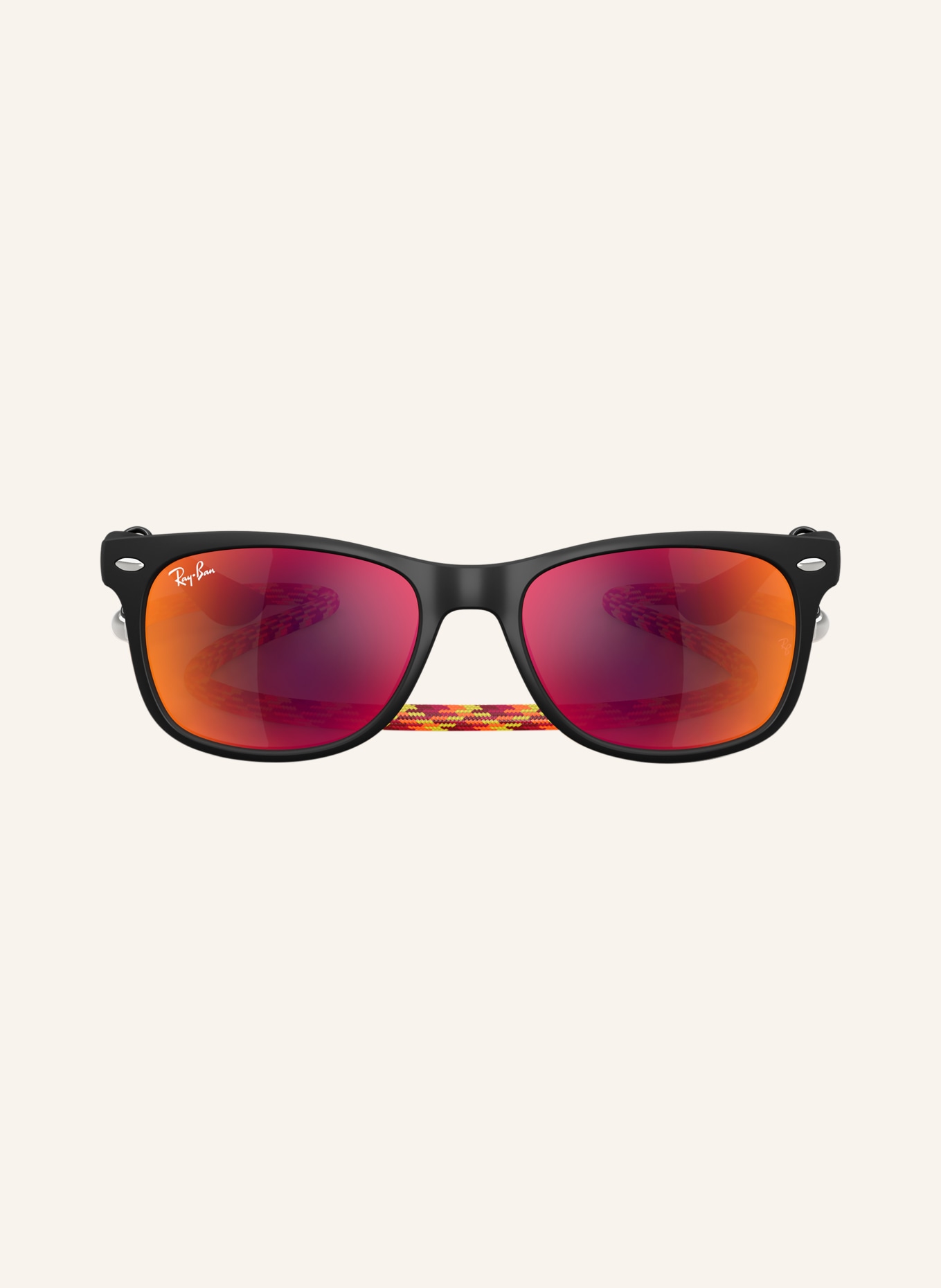 Ray-Ban Sonnenbrille RJ9052S: SCHWARZ/ BRAUN VERSPIEGELT