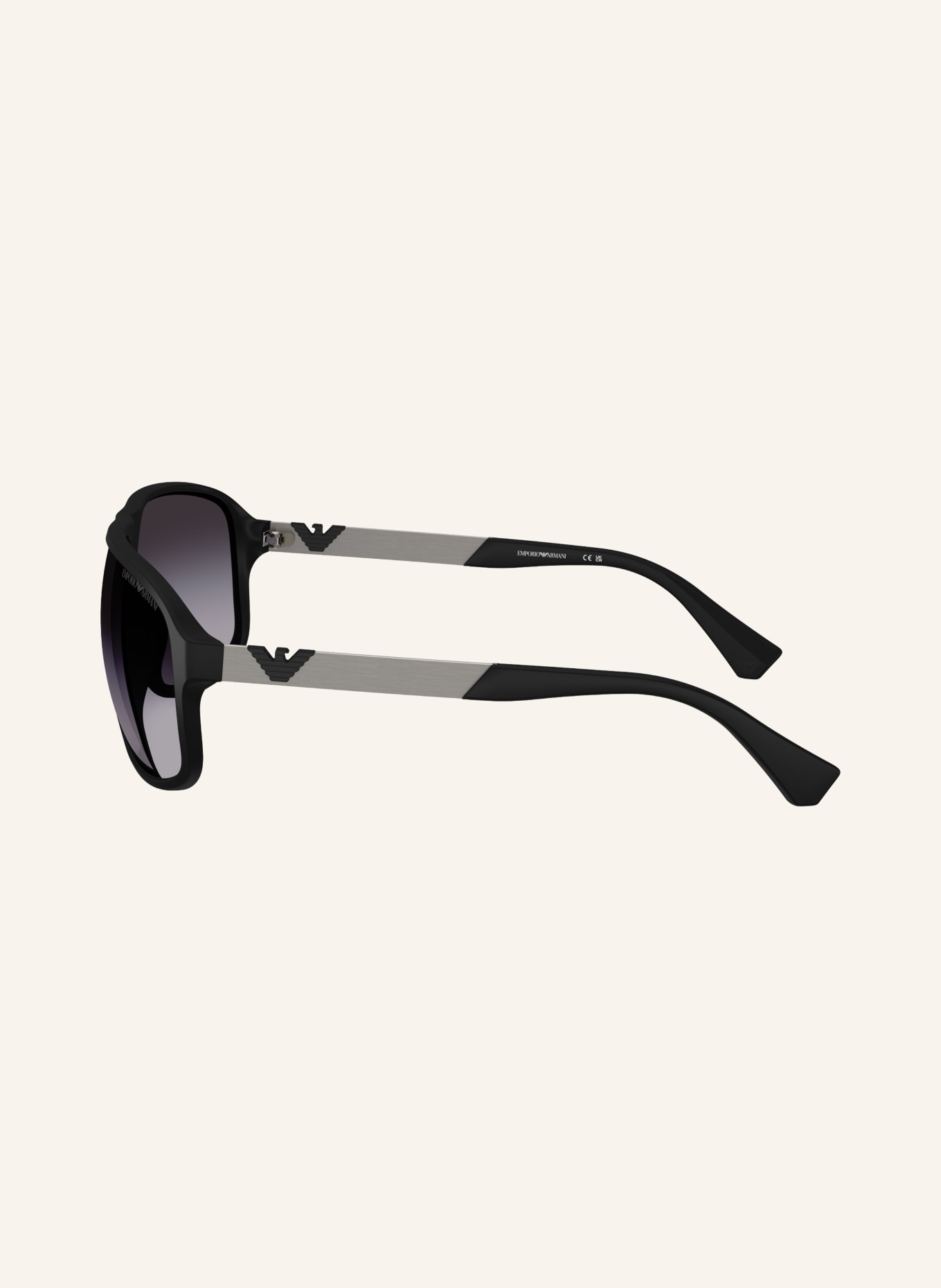 EMPORIO ARMANI Okulary przeciwsłoneczne EA4029: CZARNY/SZARY GRADIENT