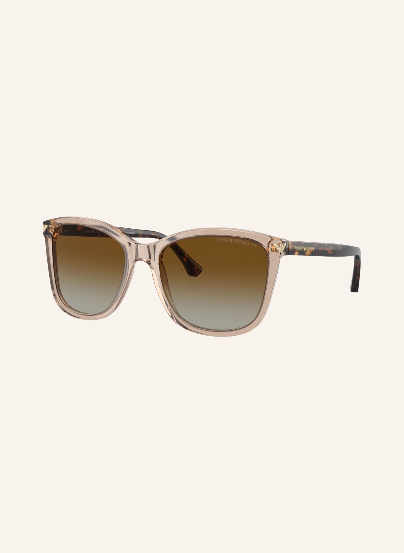 EMPORIO ARMANI Sunglasses EA4060: LIGHT BROWN/BROWN POLARIZED