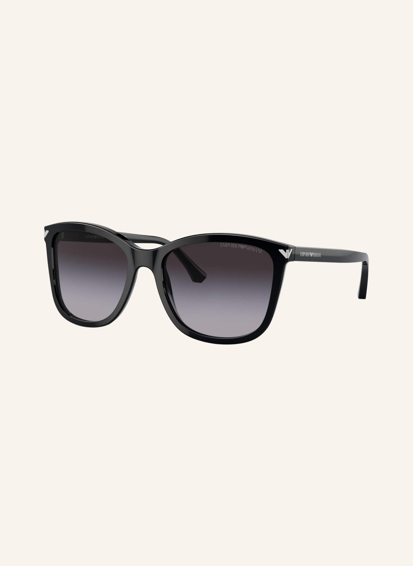 EMPORIO ARMANI Okulary przeciwsłoneczne EA4060: CZARNY/SZARY GRADIENT
