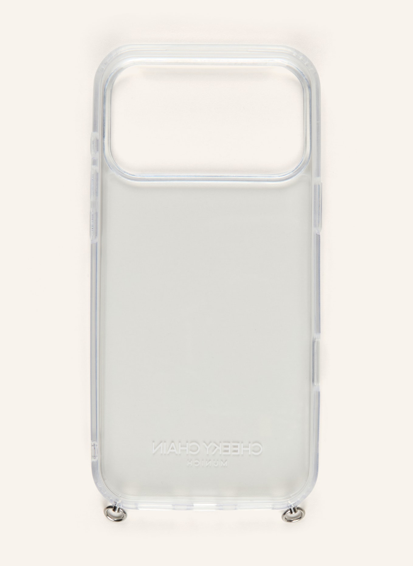 CHEEKY CHAIN MUNICH Pouzdro na smartphone: BÍLÁ / STŘÍBRNÁ