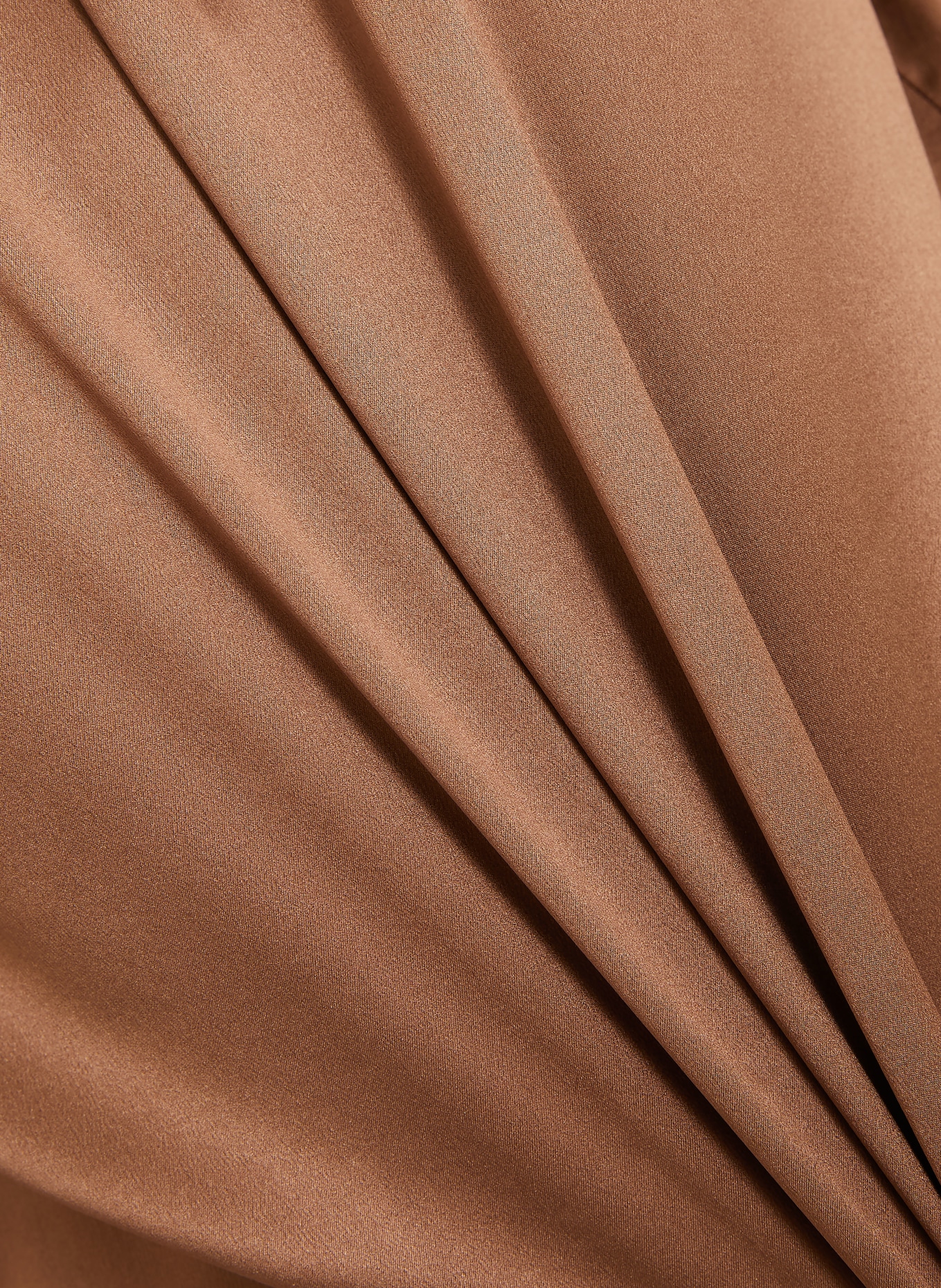 BRUNELLO CUCINELLI Silk blouse: BROWN