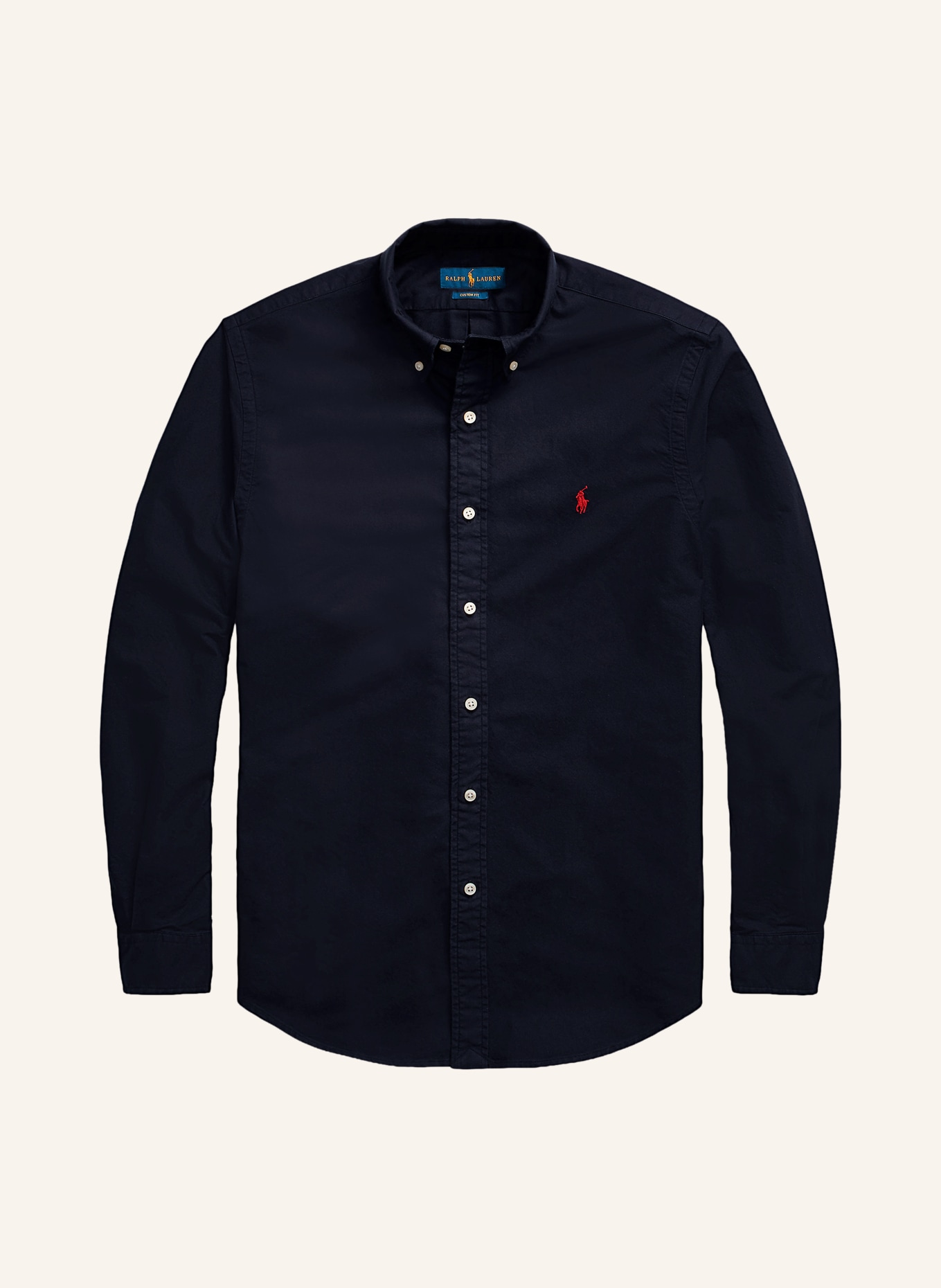 POLO RALPH LAUREN Shirt Custom Fit: DARK BLUE