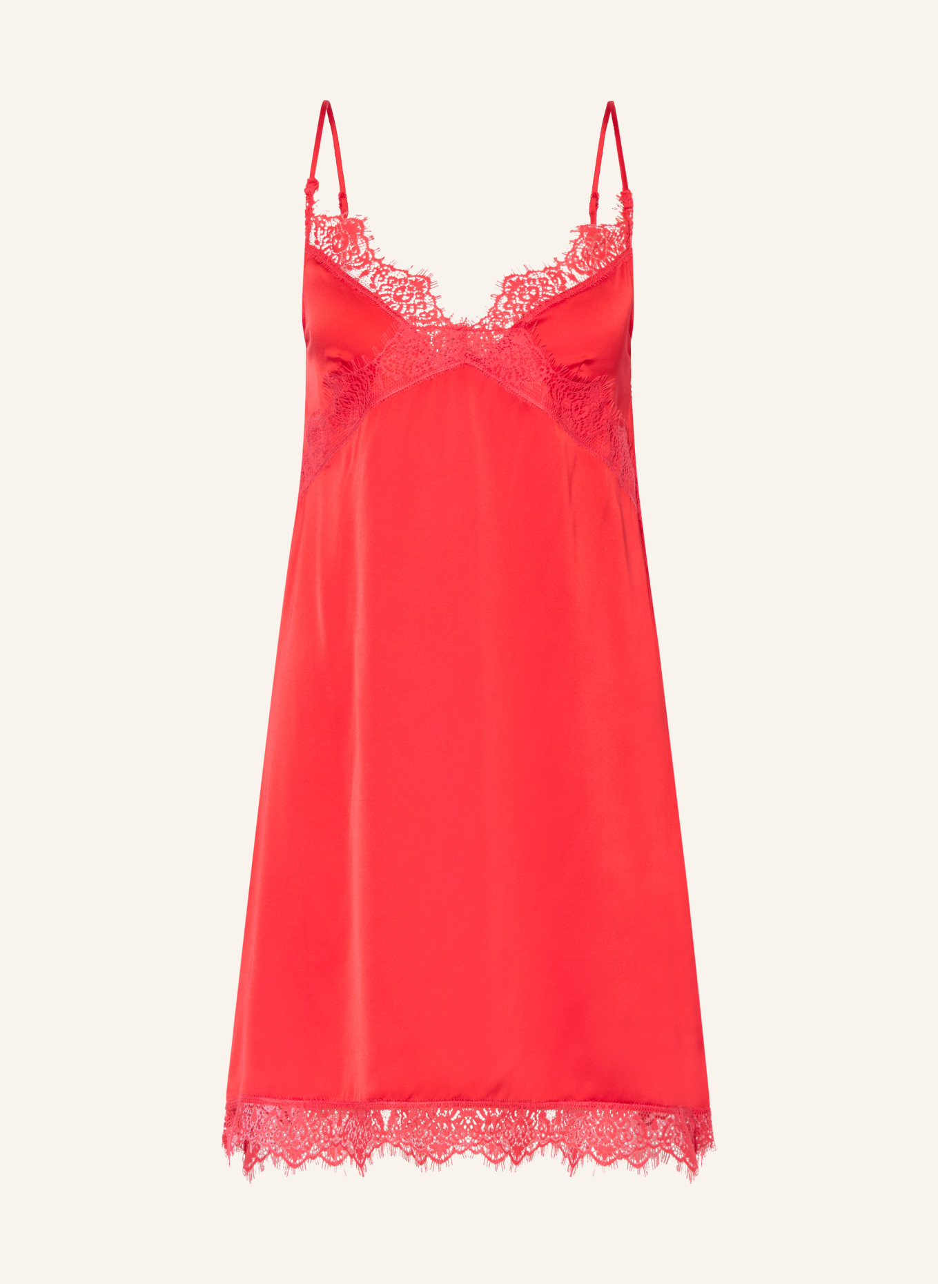 SIMONE PÉRÈLE Negligé SATIN SECRETS van satijn: NEONROOD