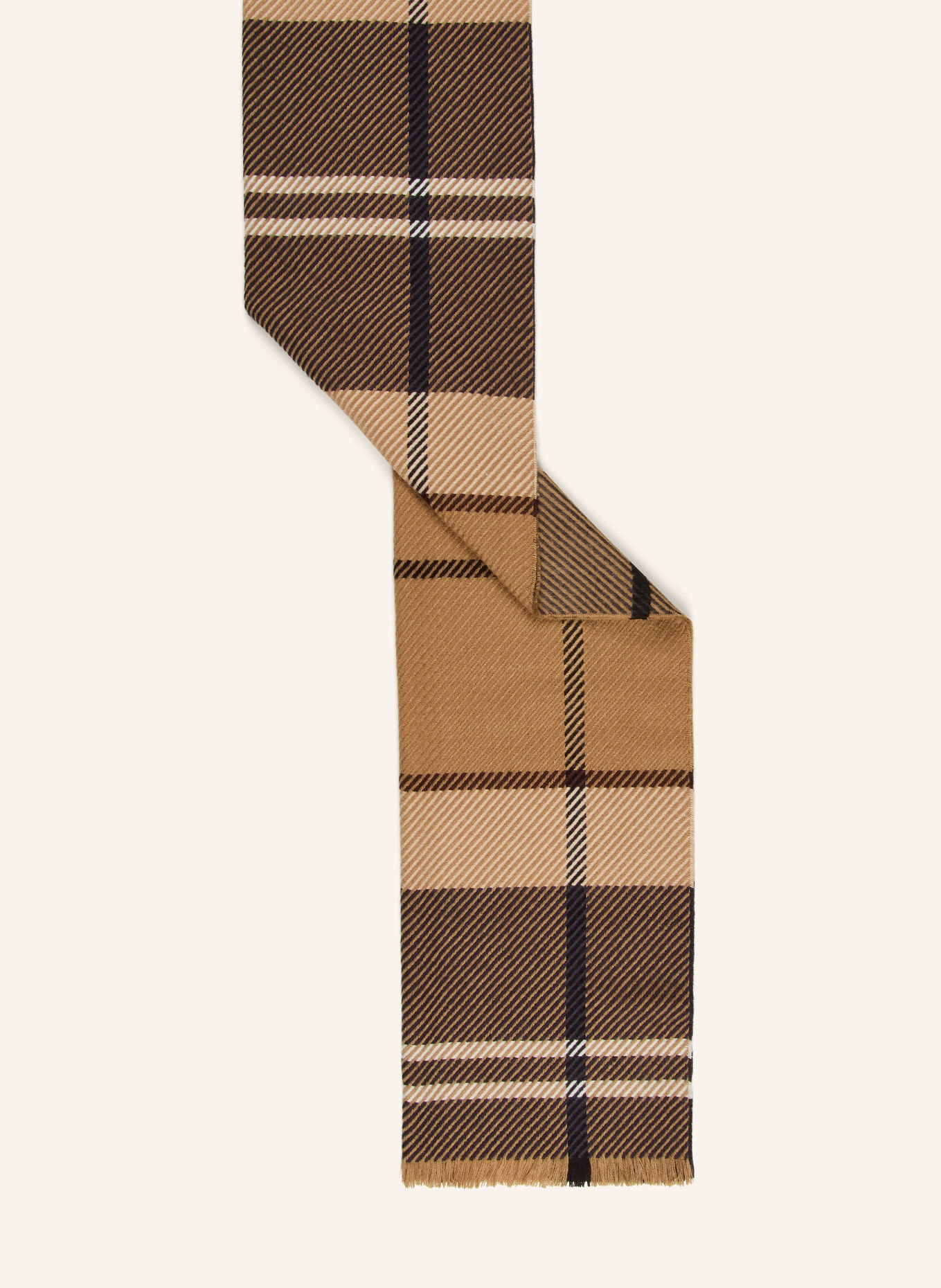 Barbour Écharpe BLAIR: BEIGE / BLANC / NOIR