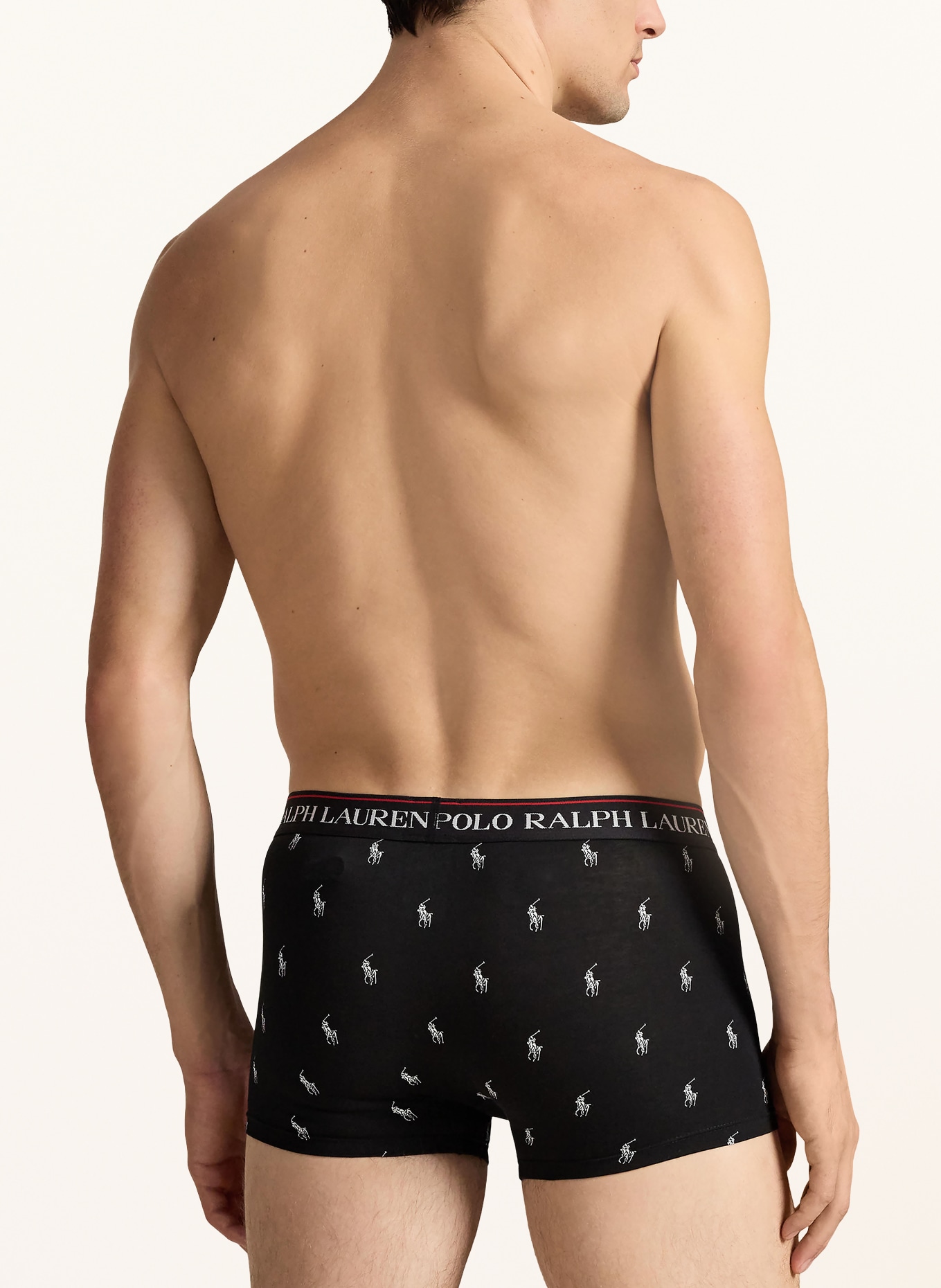 POLO RALPH LAUREN Lot de 3 boxers: NOIR