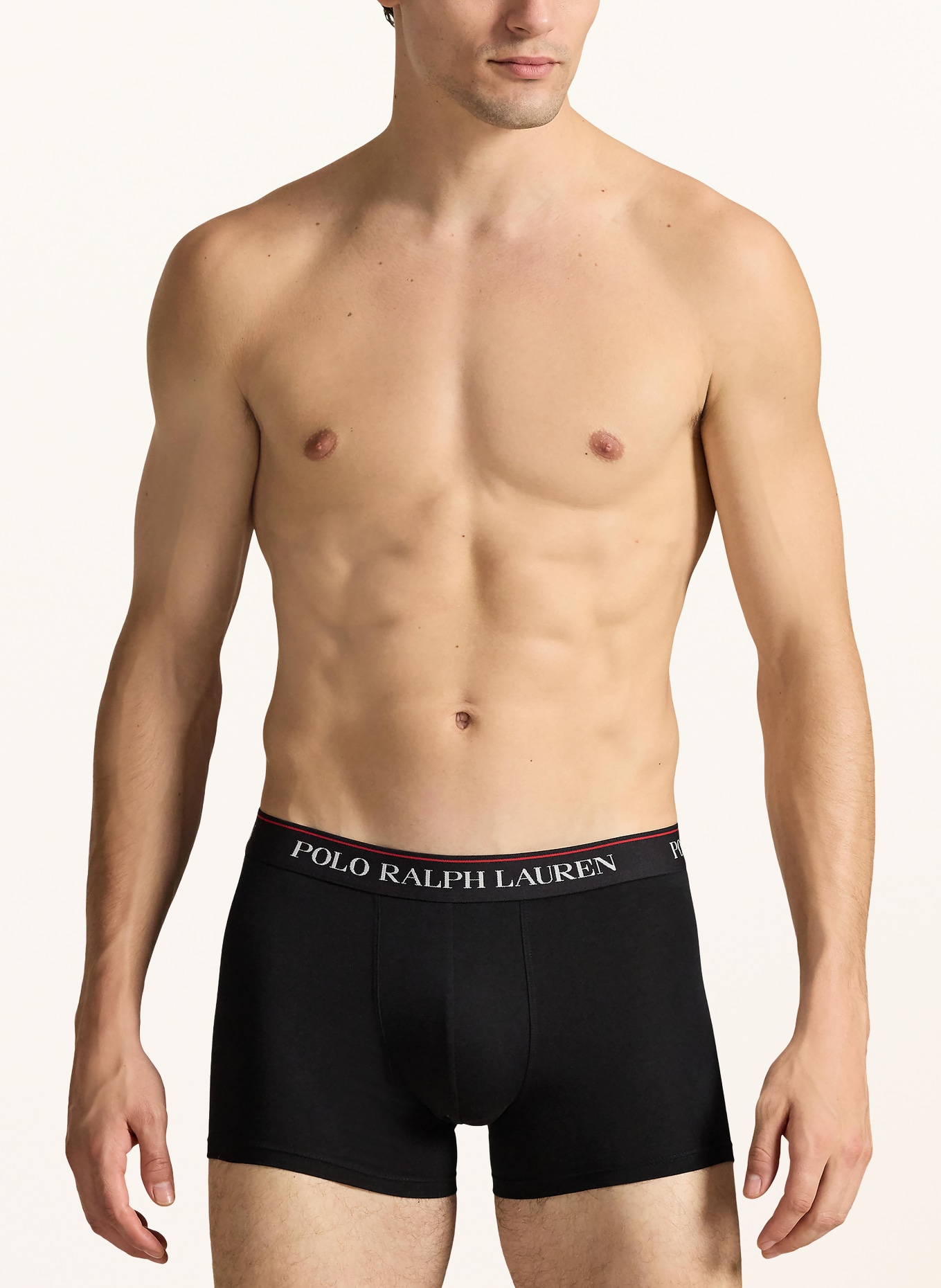 POLO RALPH LAUREN Lot de 3 boxers: NOIR