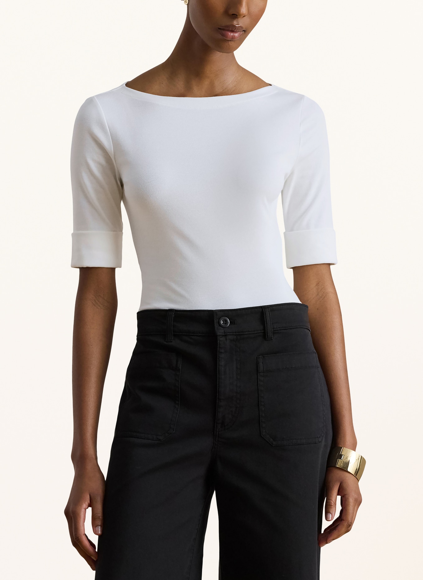 LAUREN RALPH LAUREN T-shirt JUDY: 007 WHITE