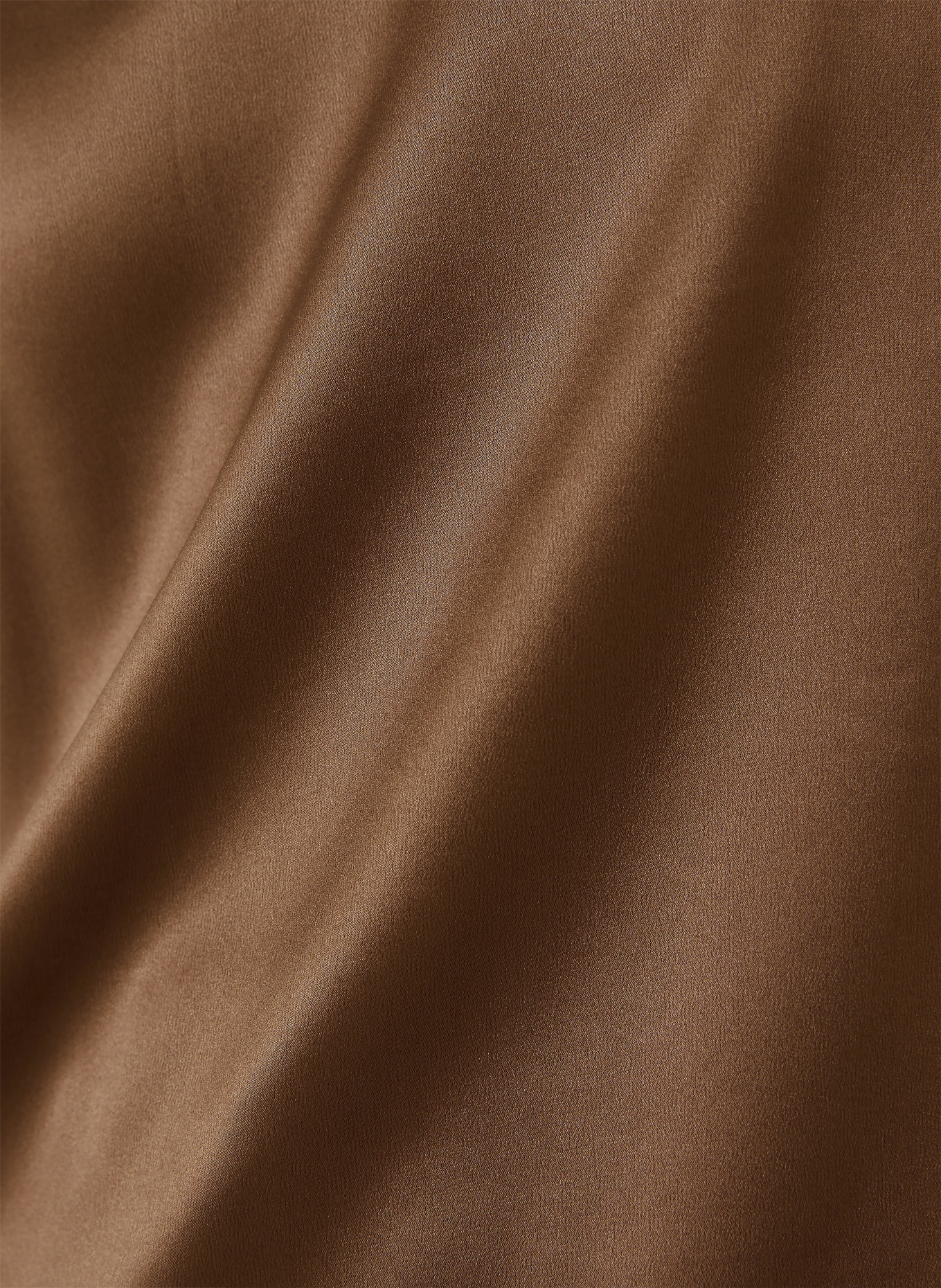 BRUNELLO CUCINELLI Silk top: DARK BROWN